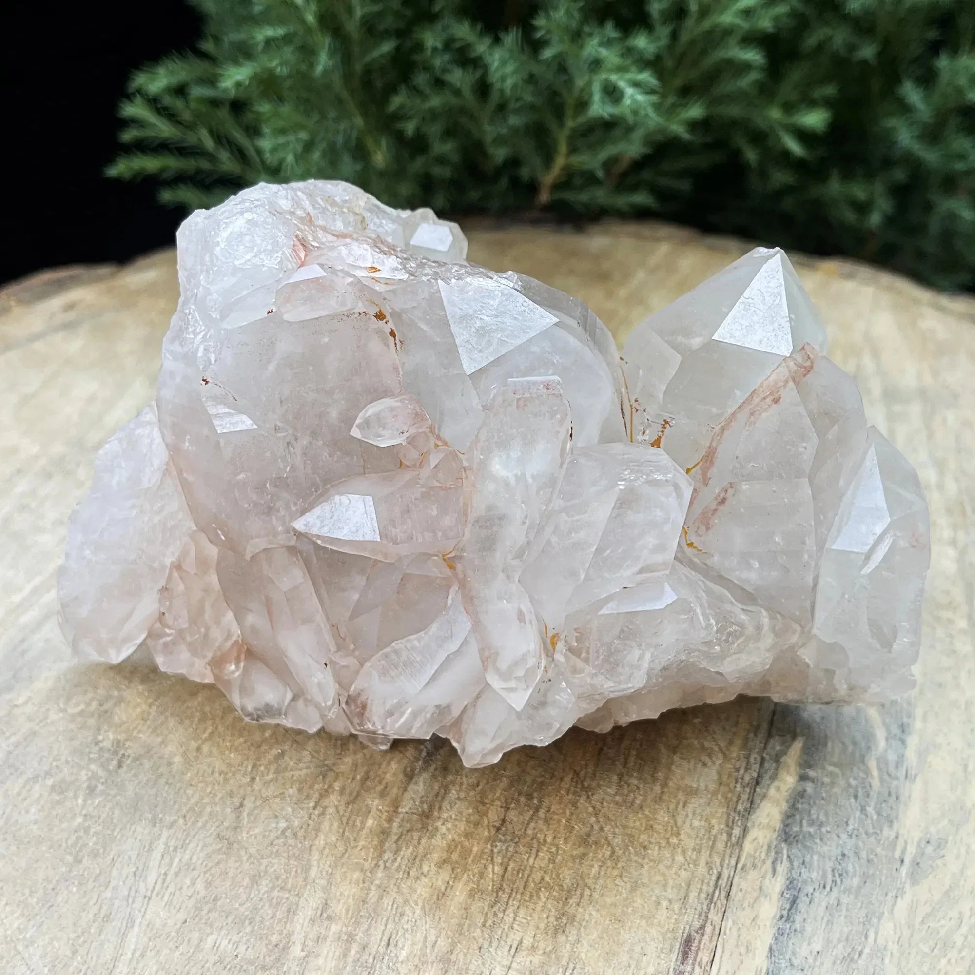 Natural Himalayan Pink Quartz Cluster 550g – Healing Crystal Himalayan Quartz
