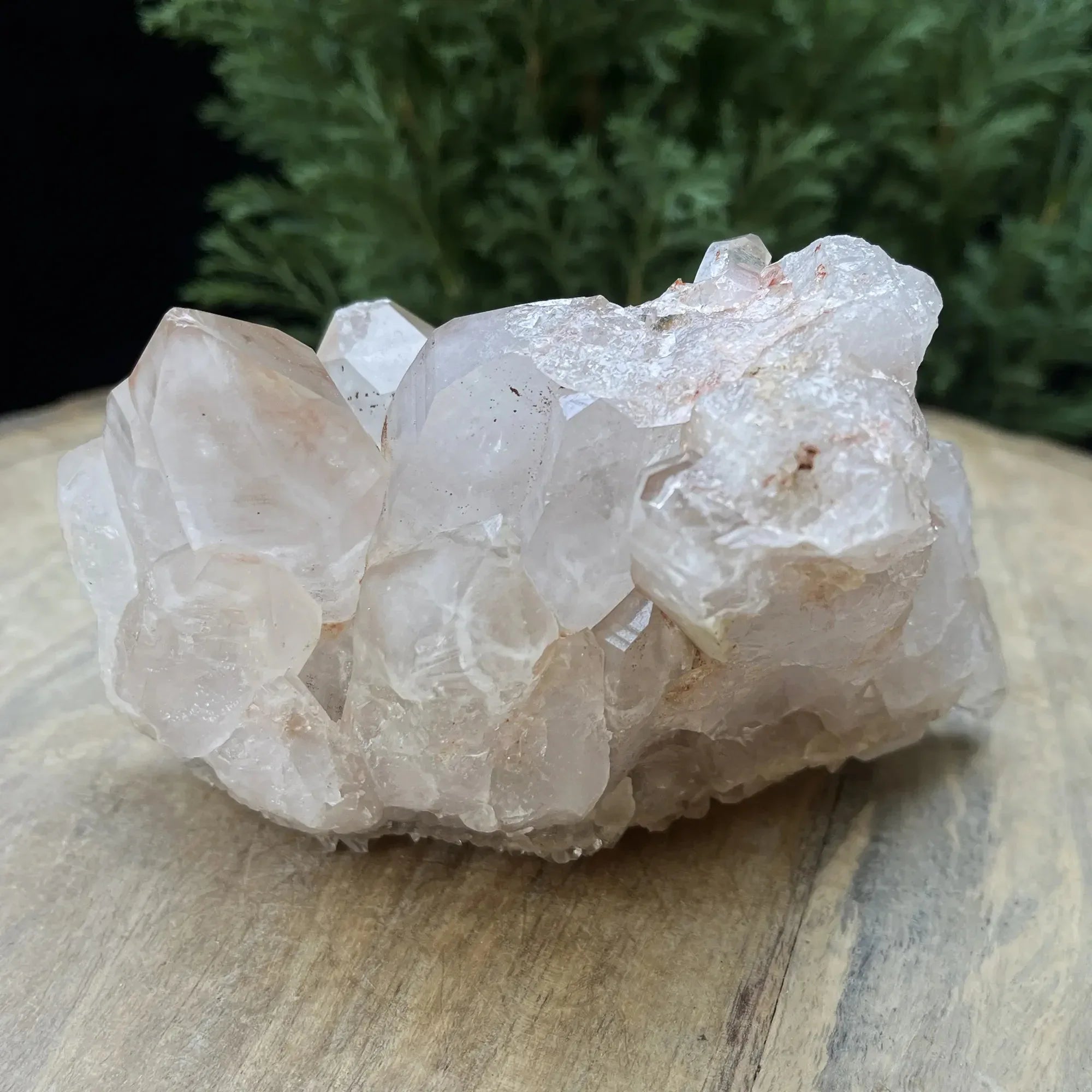 Natural Himalayan Pink Quartz Cluster 550g – Healing Crystal Himalayan Quartz