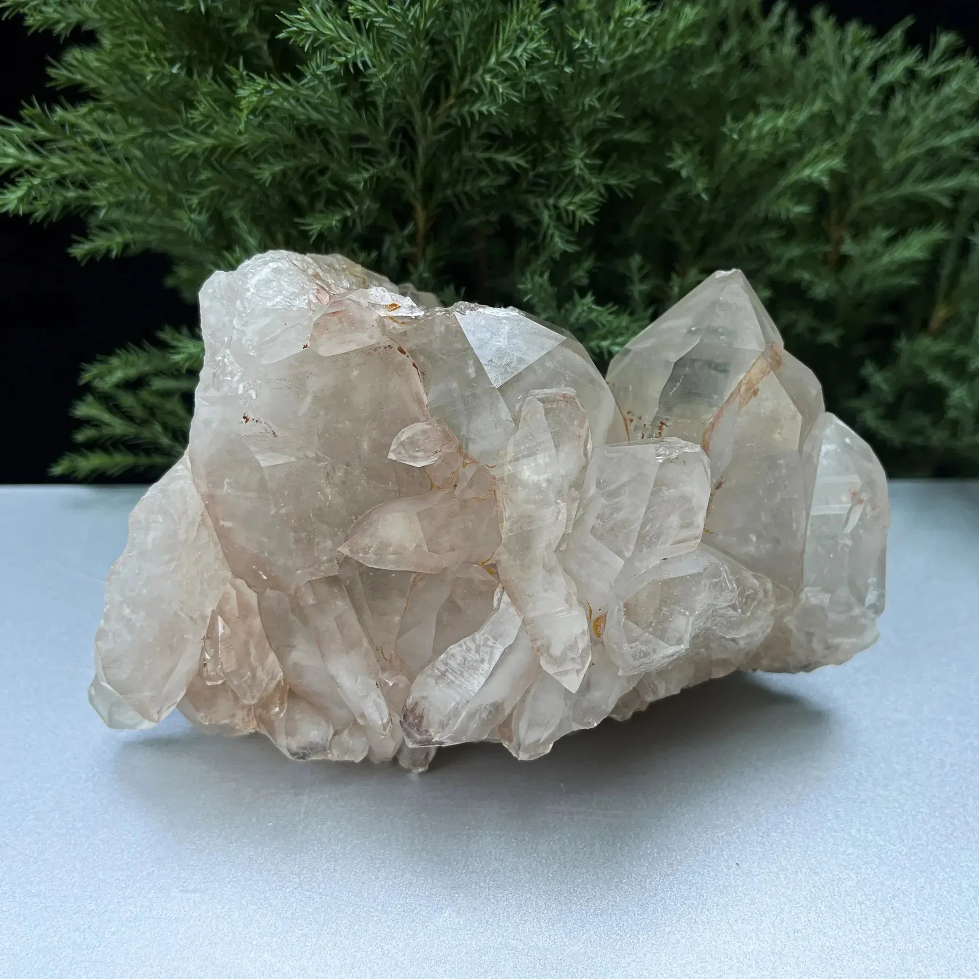 Natural Himalayan Pink Quartz Cluster 550g – Healing Crystal Himalayan Quartz