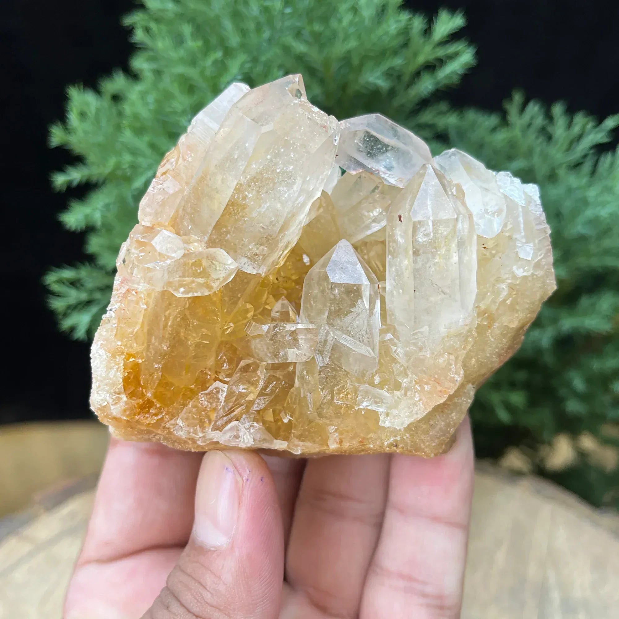 Natural Himalayan Yellow Quartz Cluster 280g – Healing Crystal Himalayan Quartz