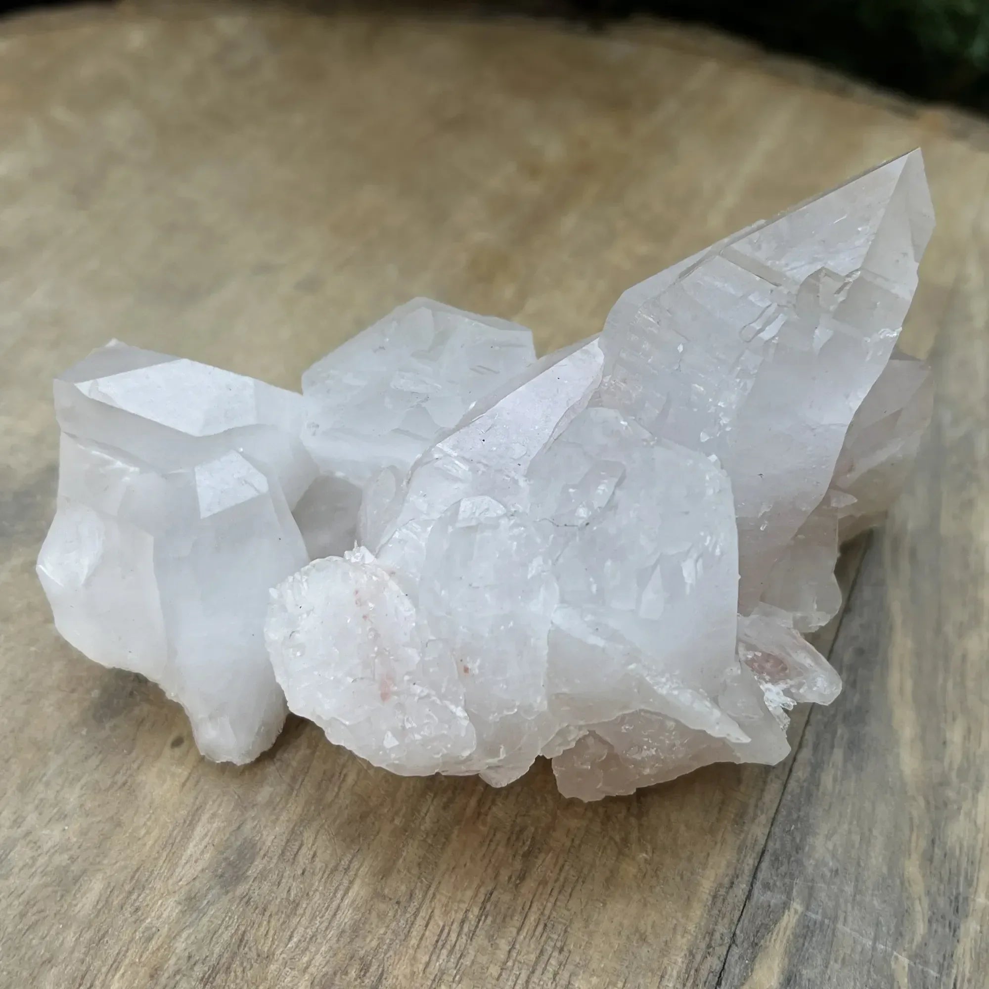 Natural Himalayan Pink Quartz Cluster 180g – Healing Crystal Himalayan Quartz