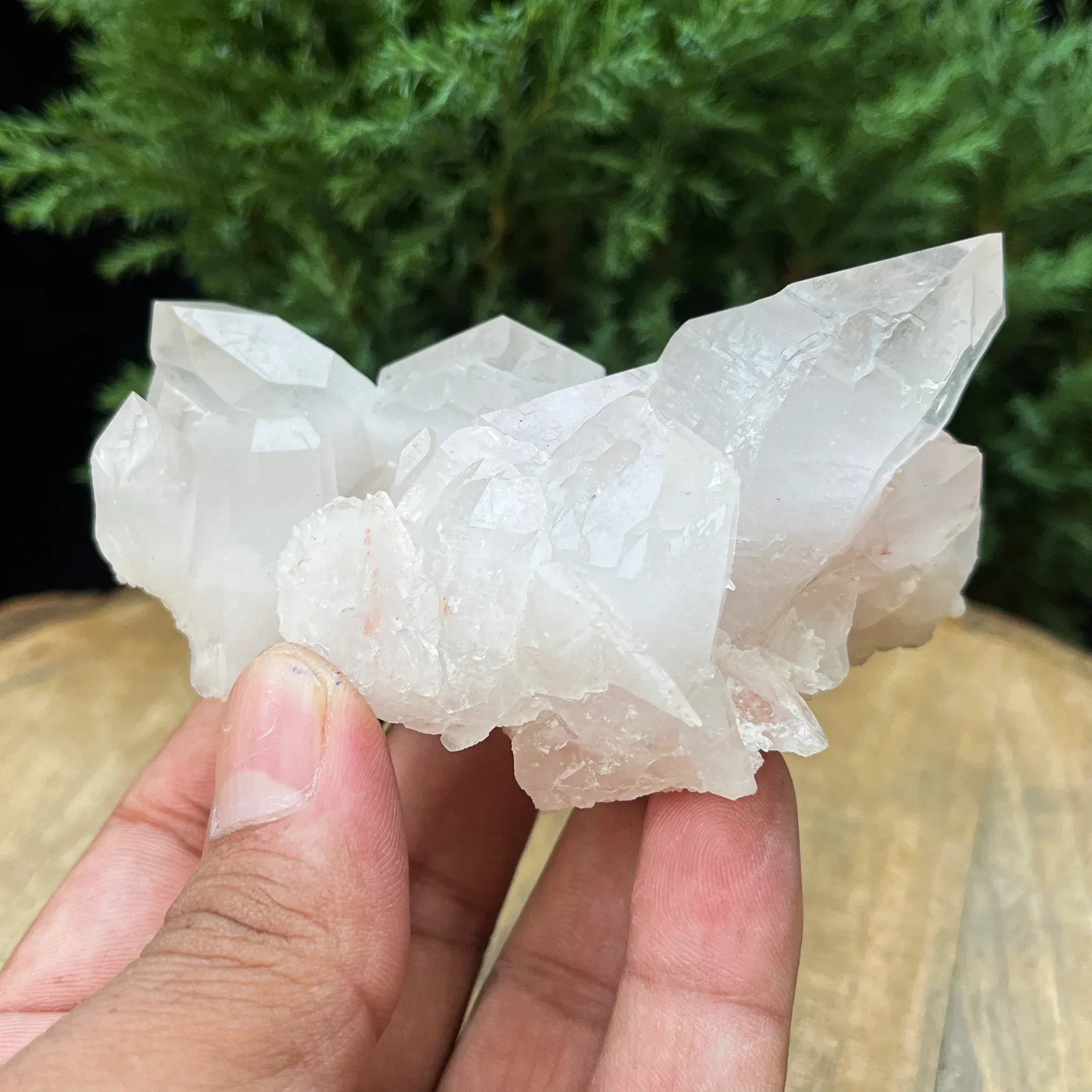 Natural Himalayan Pink Quartz Cluster 180g – Healing Crystal Himalayan Quartz