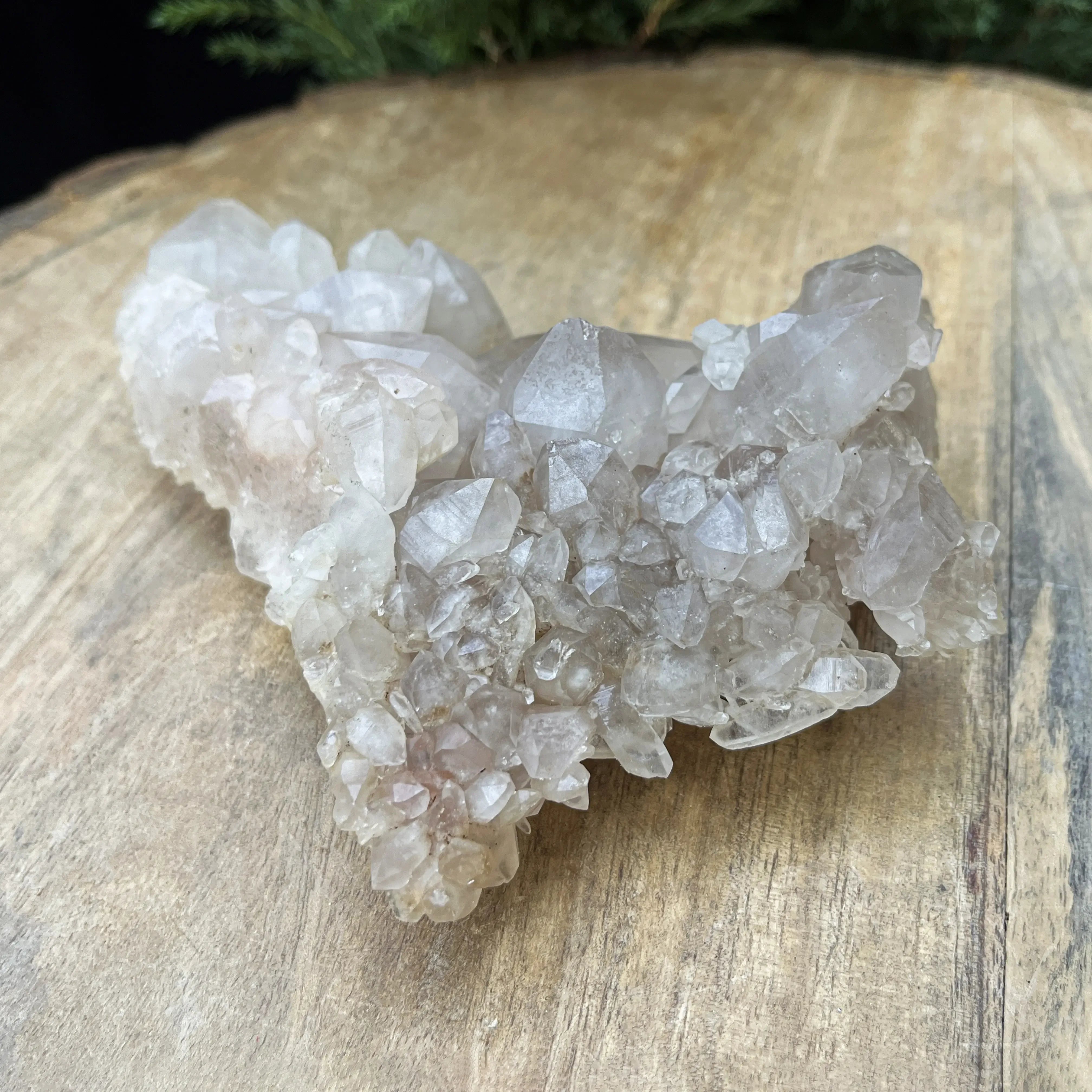 Natural Himalayan Pink Quartz Cluster 270g – Healing Crystal Himalayan Quartz