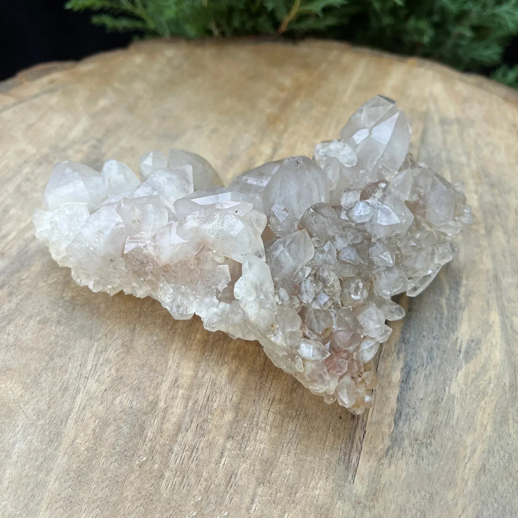 Natural Himalayan Pink Quartz Cluster 270g – Healing Crystal Himalayan Quartz