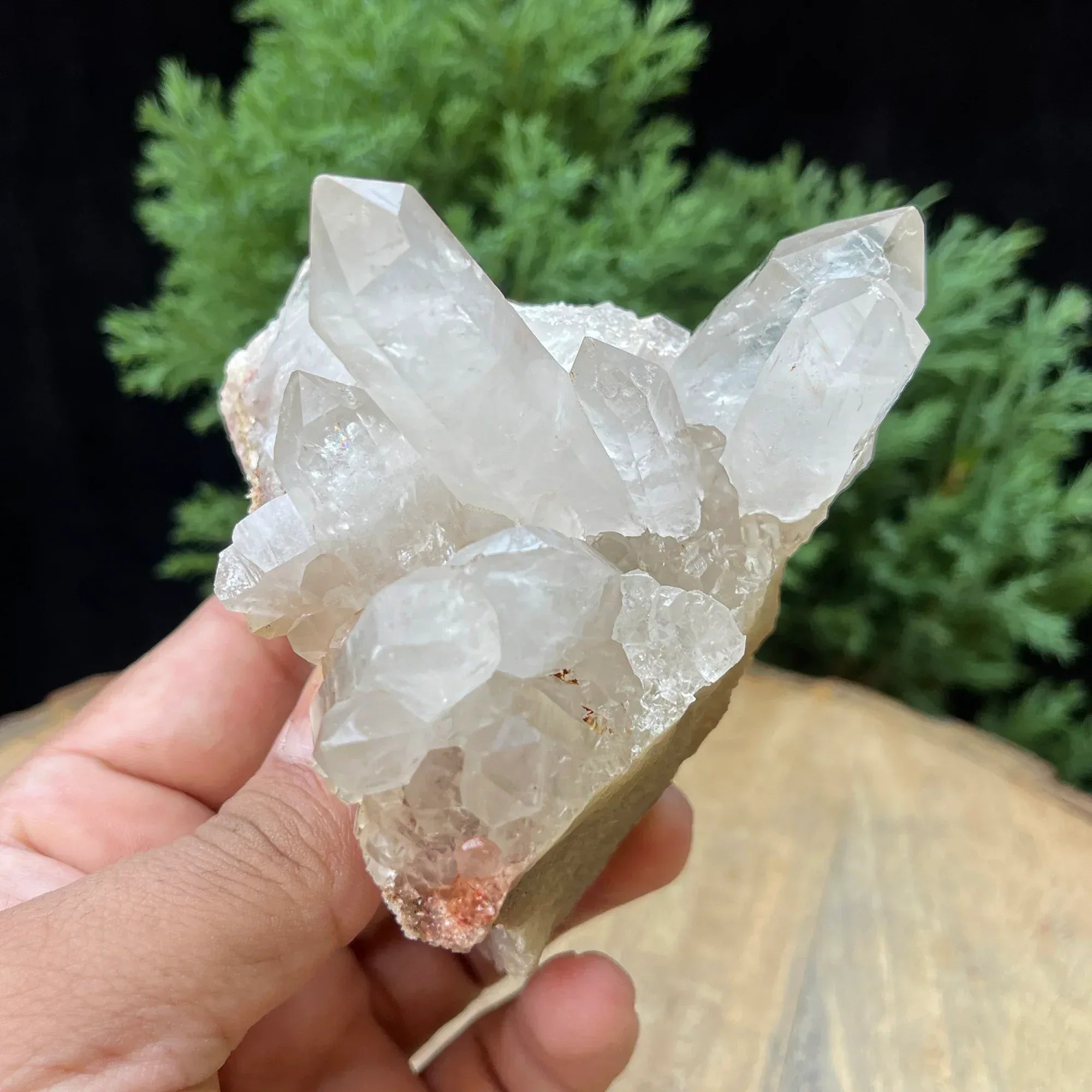 Natural Himalayan White Quartz Cluster 410g – Healing Crystal Himalayan Quartz