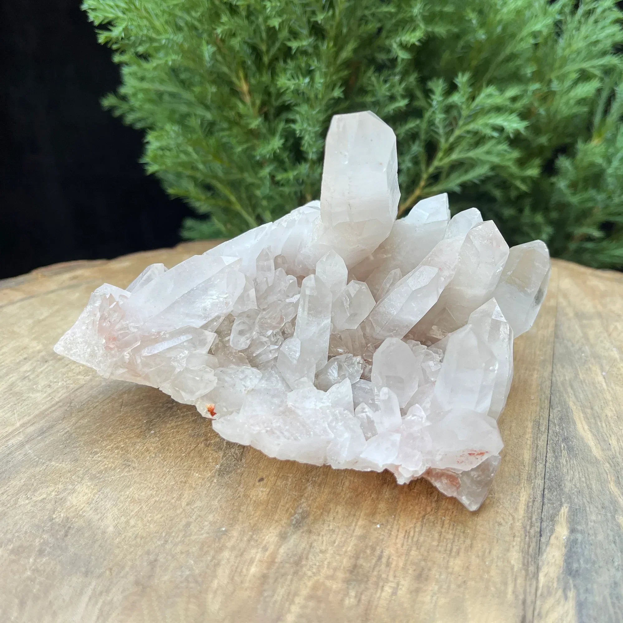 Natural Himalayan Pink Quartz Cluster 370g – Healing Crystal Himalayan Quartz