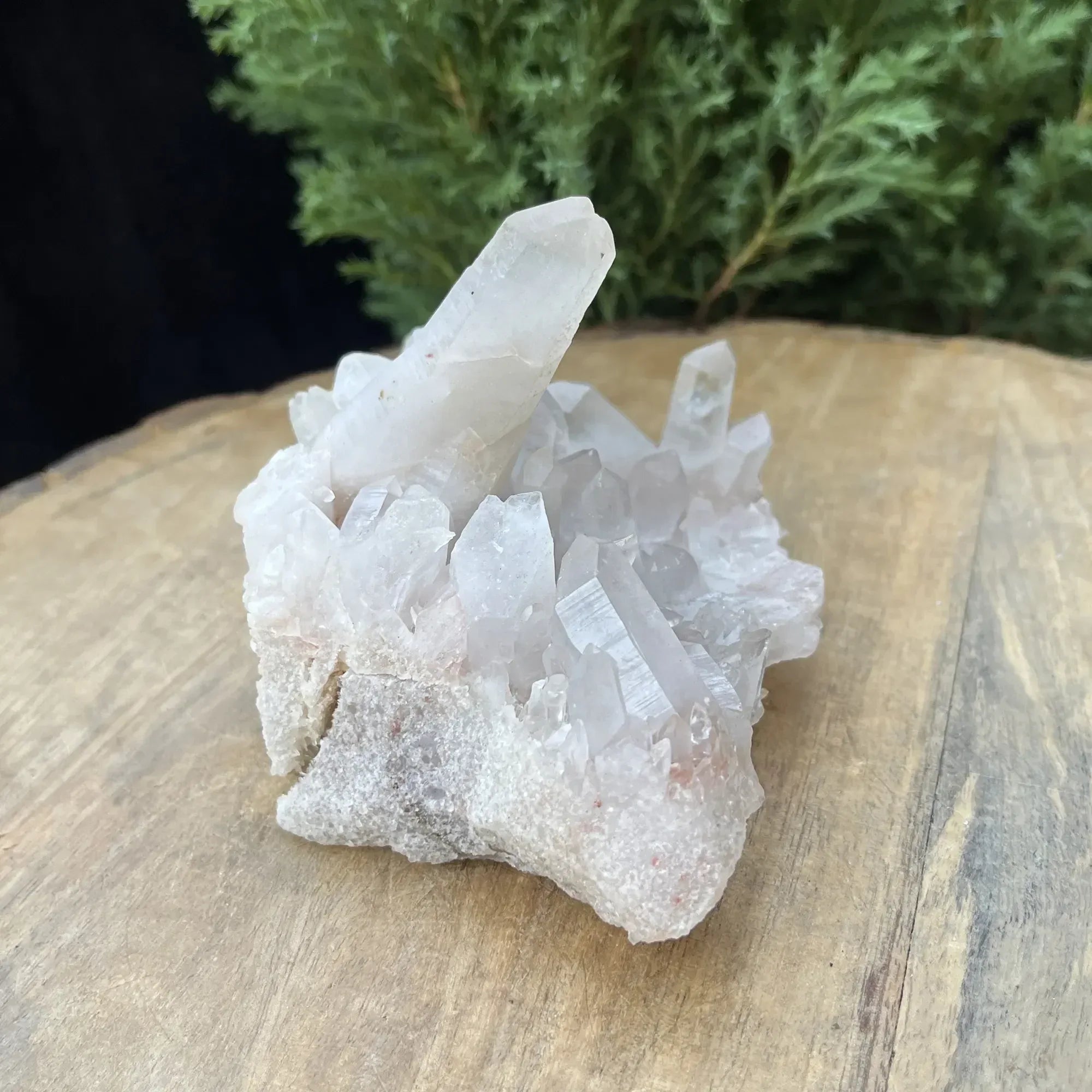 Natural Himalayan Pink Quartz Cluster 370g – Healing Crystal Himalayan Quartz