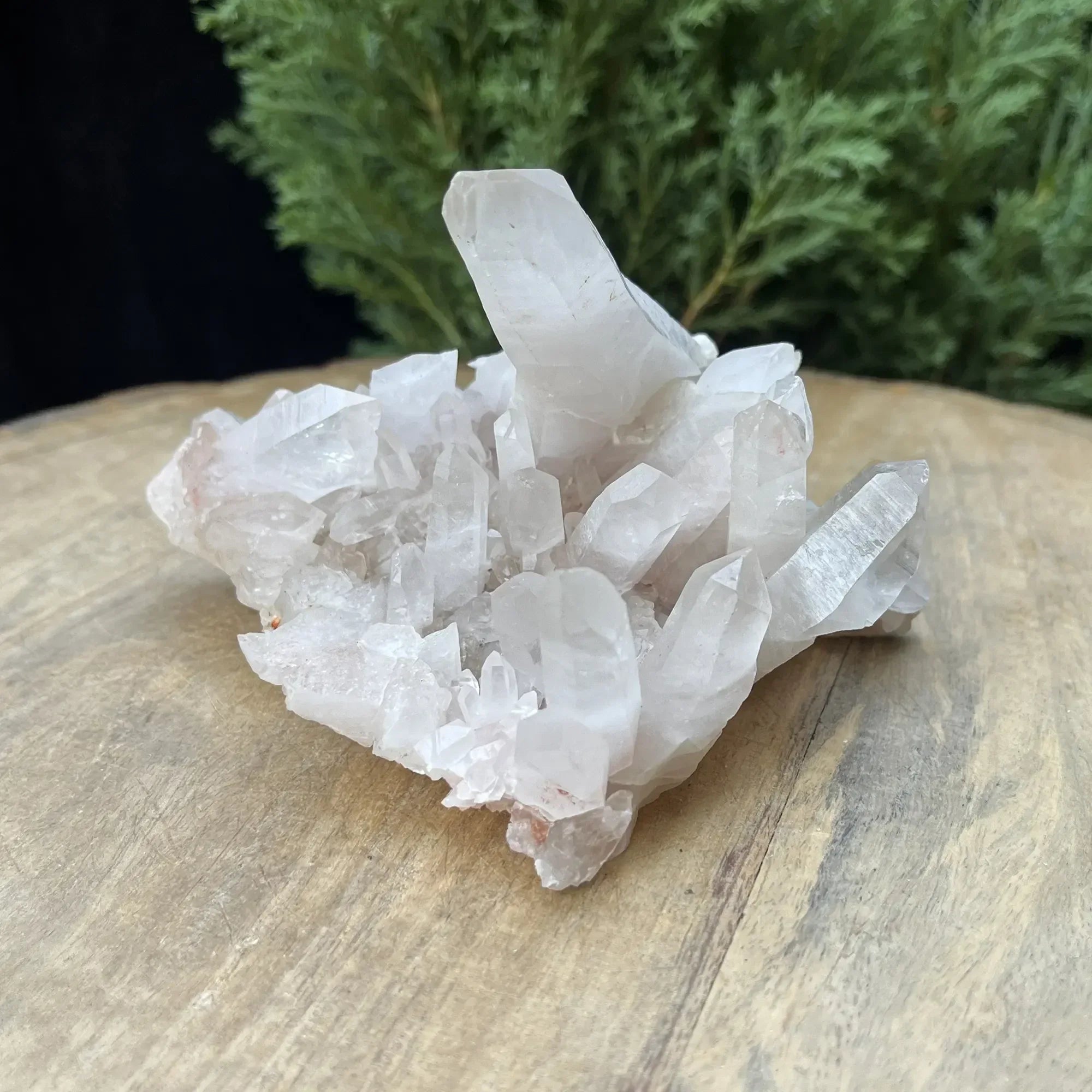 Natural Himalayan Pink Quartz Cluster 370g – Healing Crystal Himalayan Quartz