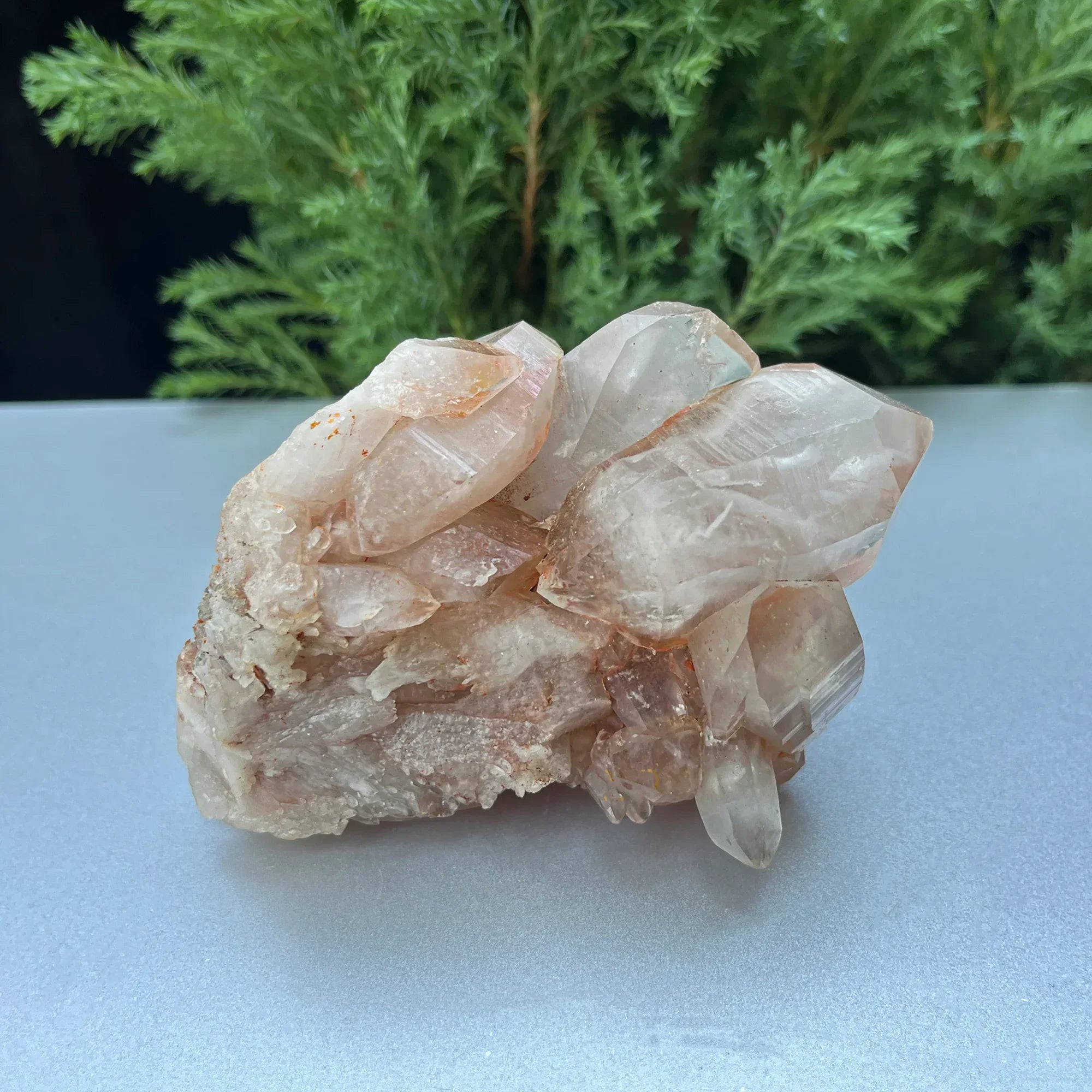 Natural Himalayan Pink Quartz Cluster 325g – Healing Crystal Himalayan Quartz