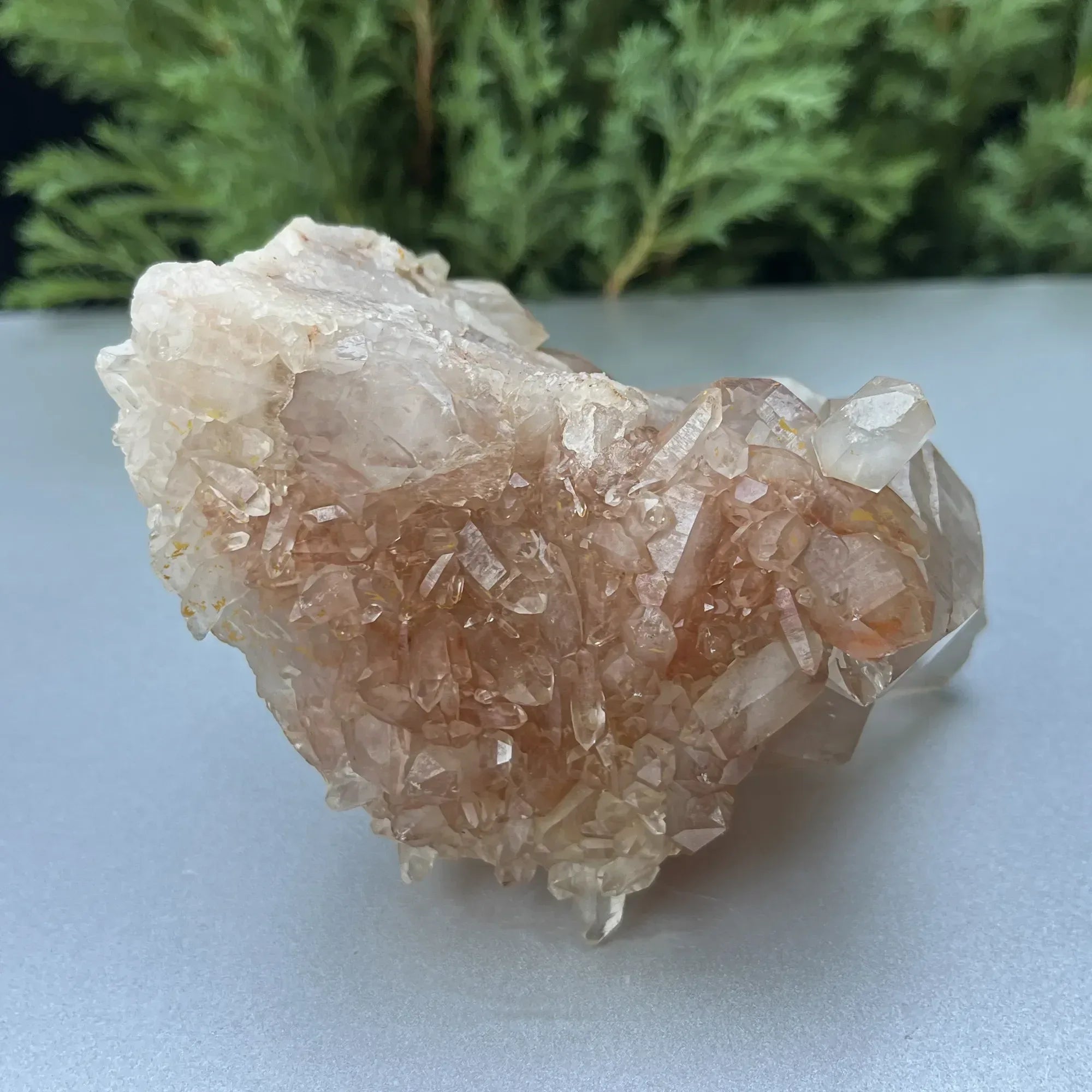 Natural Himalayan Pink Quartz Cluster 325g – Healing Crystal Himalayan Quartz