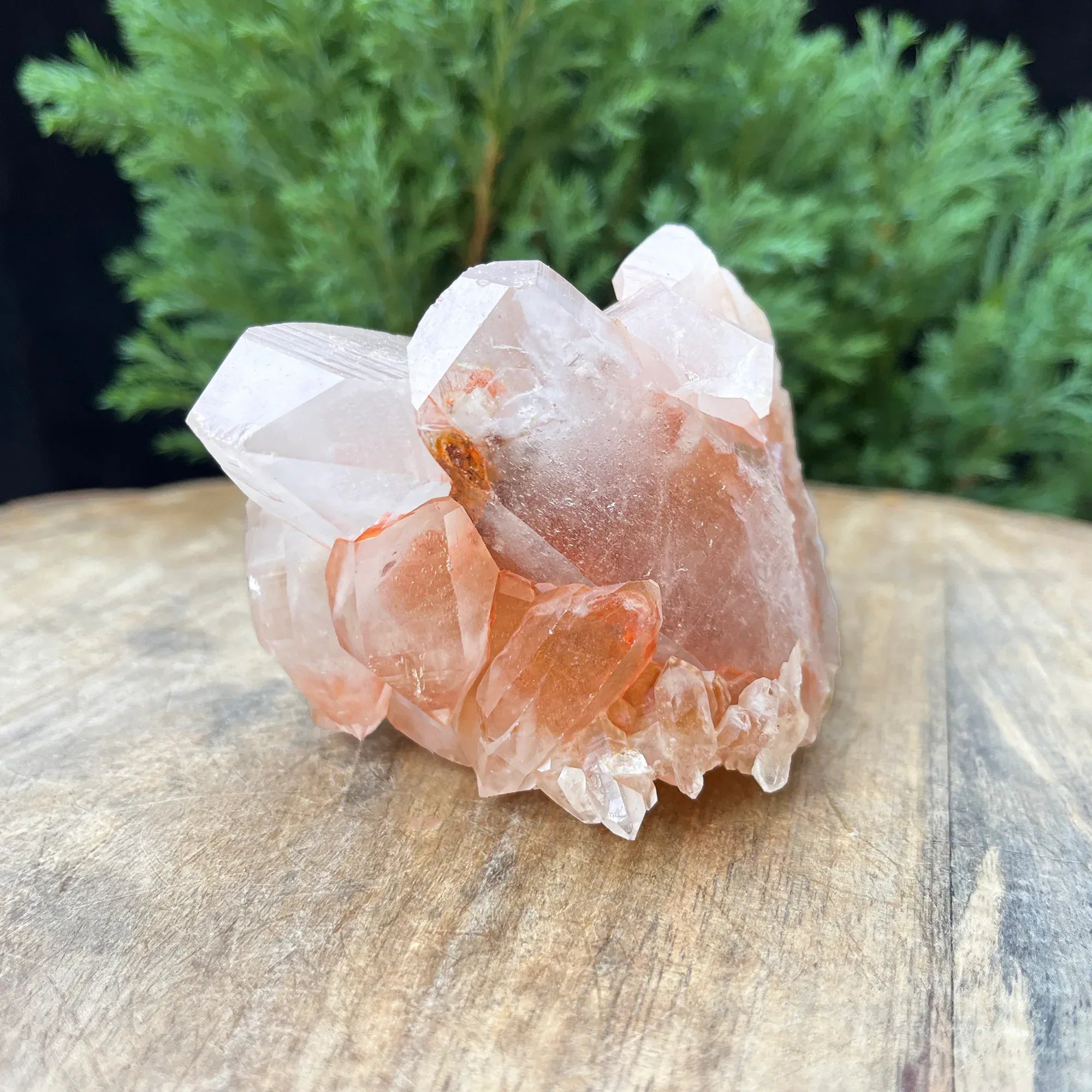 Natural Himalayan Pink Quartz Cluster 325g – Healing Crystal Himalayan Quartz