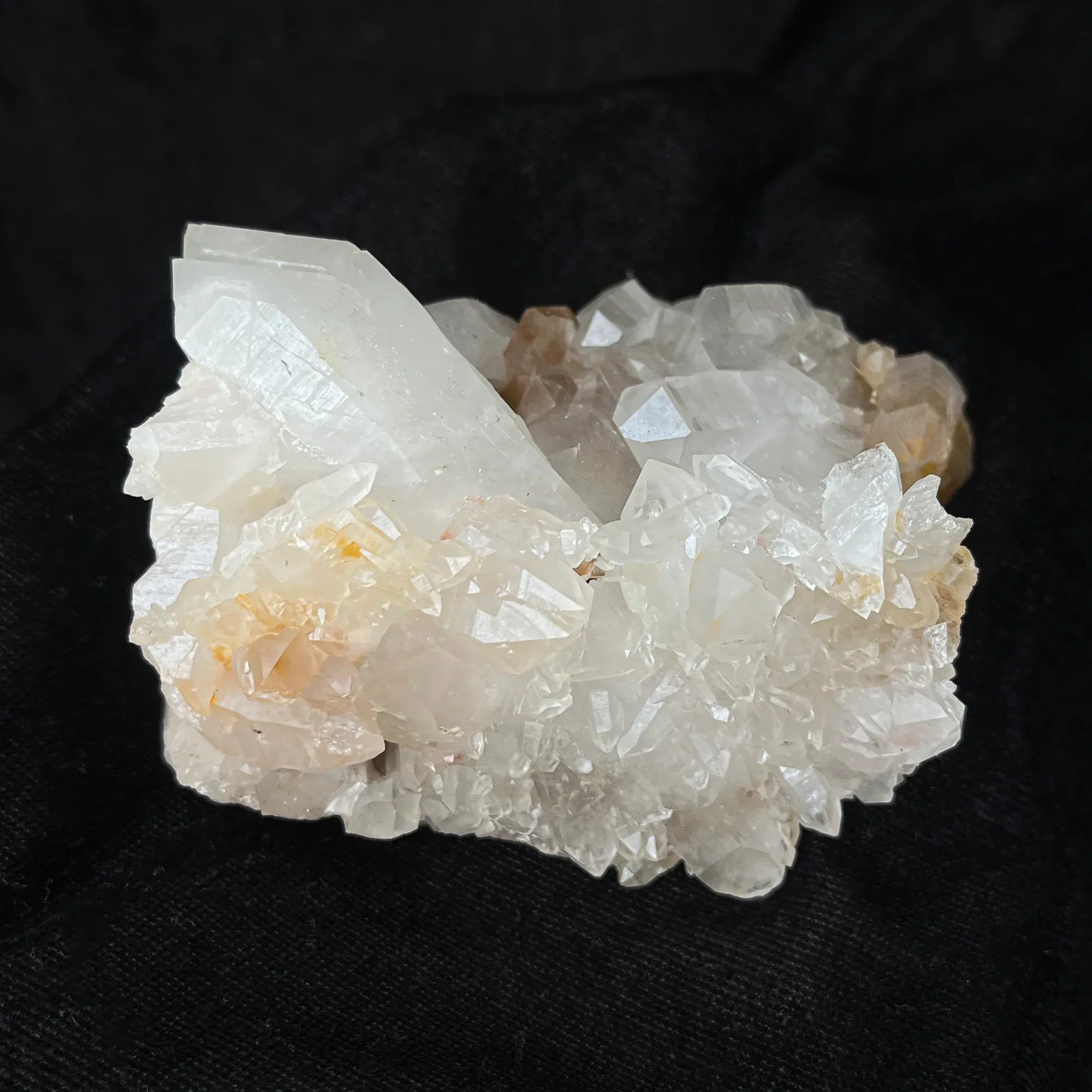 Natural Himalayan White + Yellow Quartz Cluster 320g – Healing Crystal Himalayan Quartz