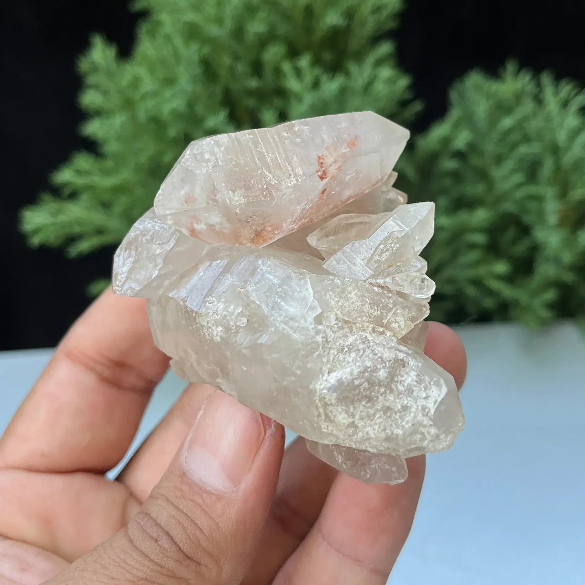 Natural Himalayan Pink Quartz Cluster 135g – Healing Crystal Himalayan Quartz