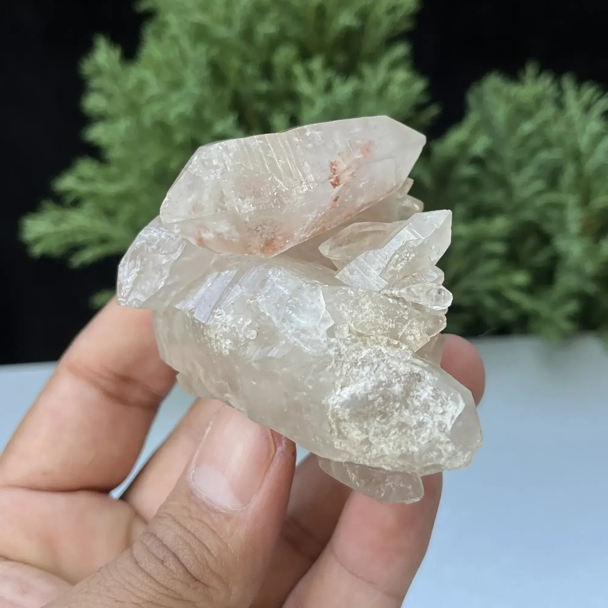 Natural Himalayan Pink Quartz Cluster 135g – Healing Crystal Himalayan Quartz