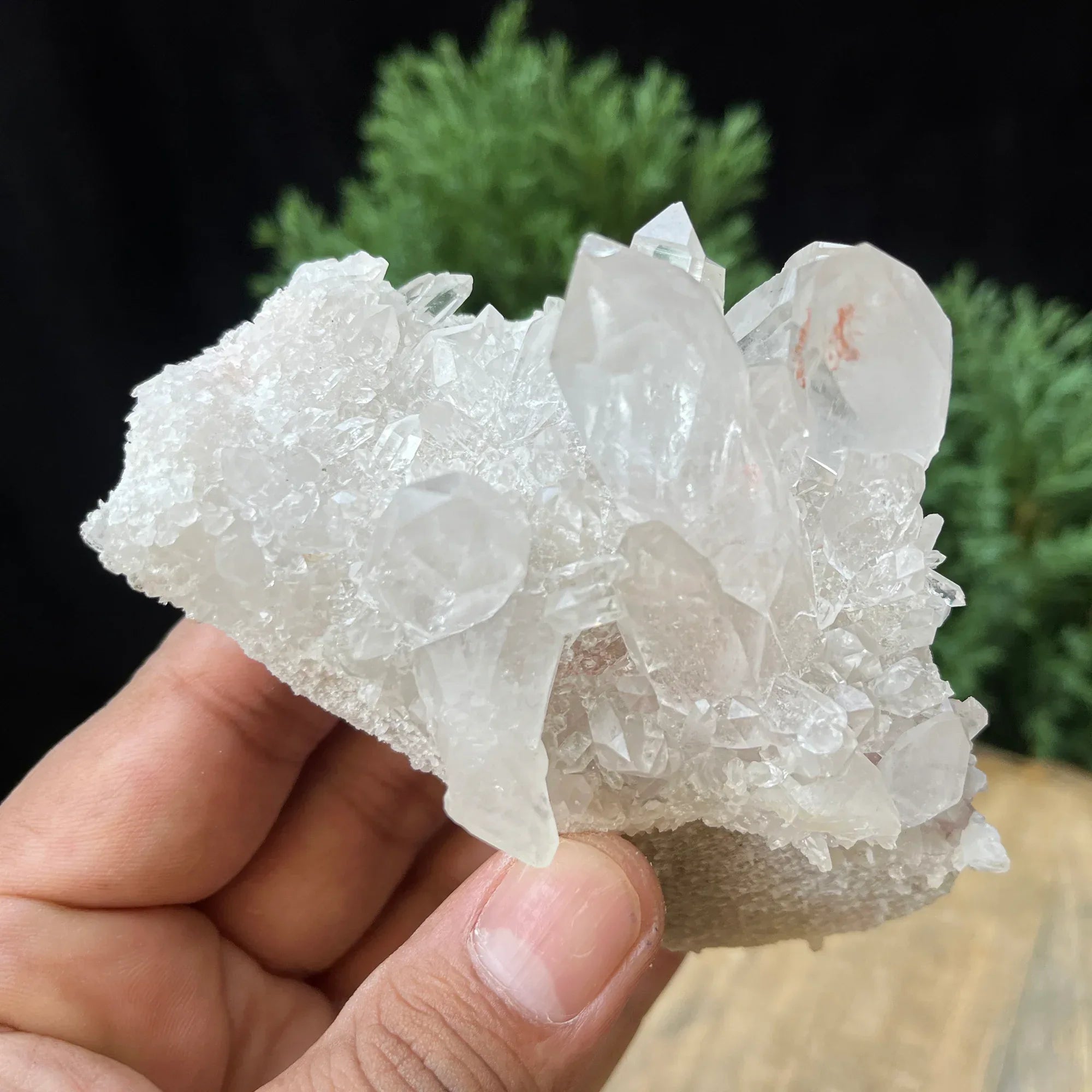 Natural Himalayan White Quartz Cluster 320g Himalayan Quartz