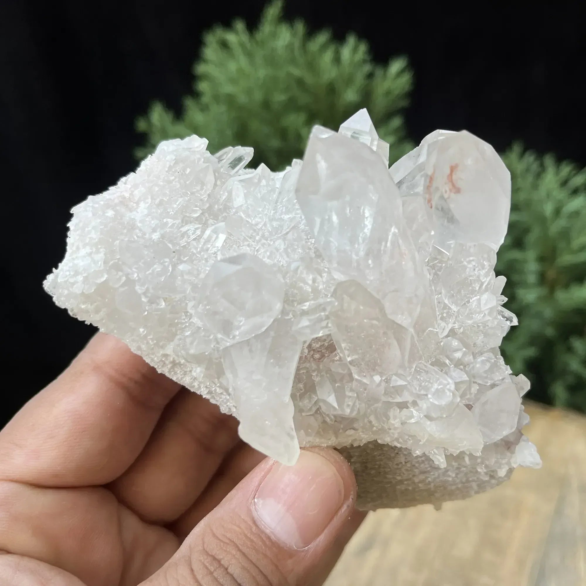 Natural Himalayan White Quartz Cluster 320g Himalayan Quartz