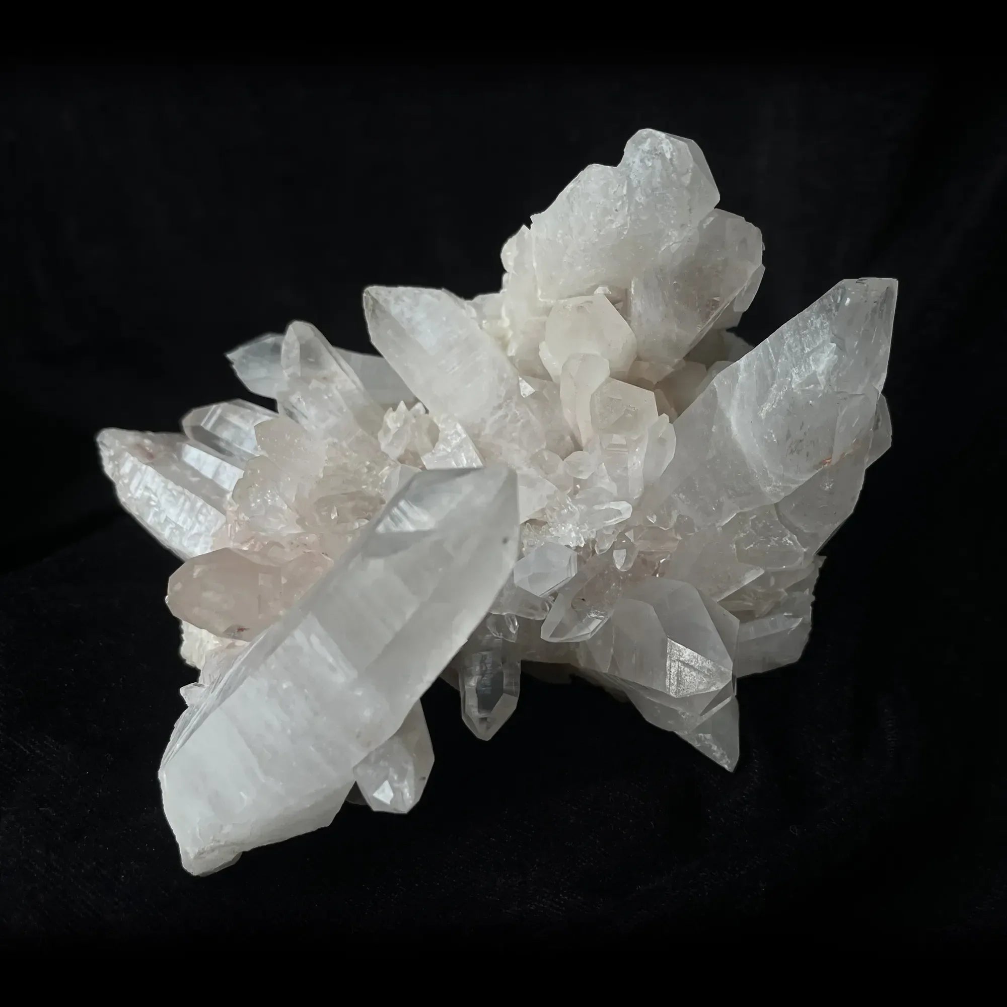 Natural Himalayan White + Pink Quartz Cluster 885g Himalayan Quartz