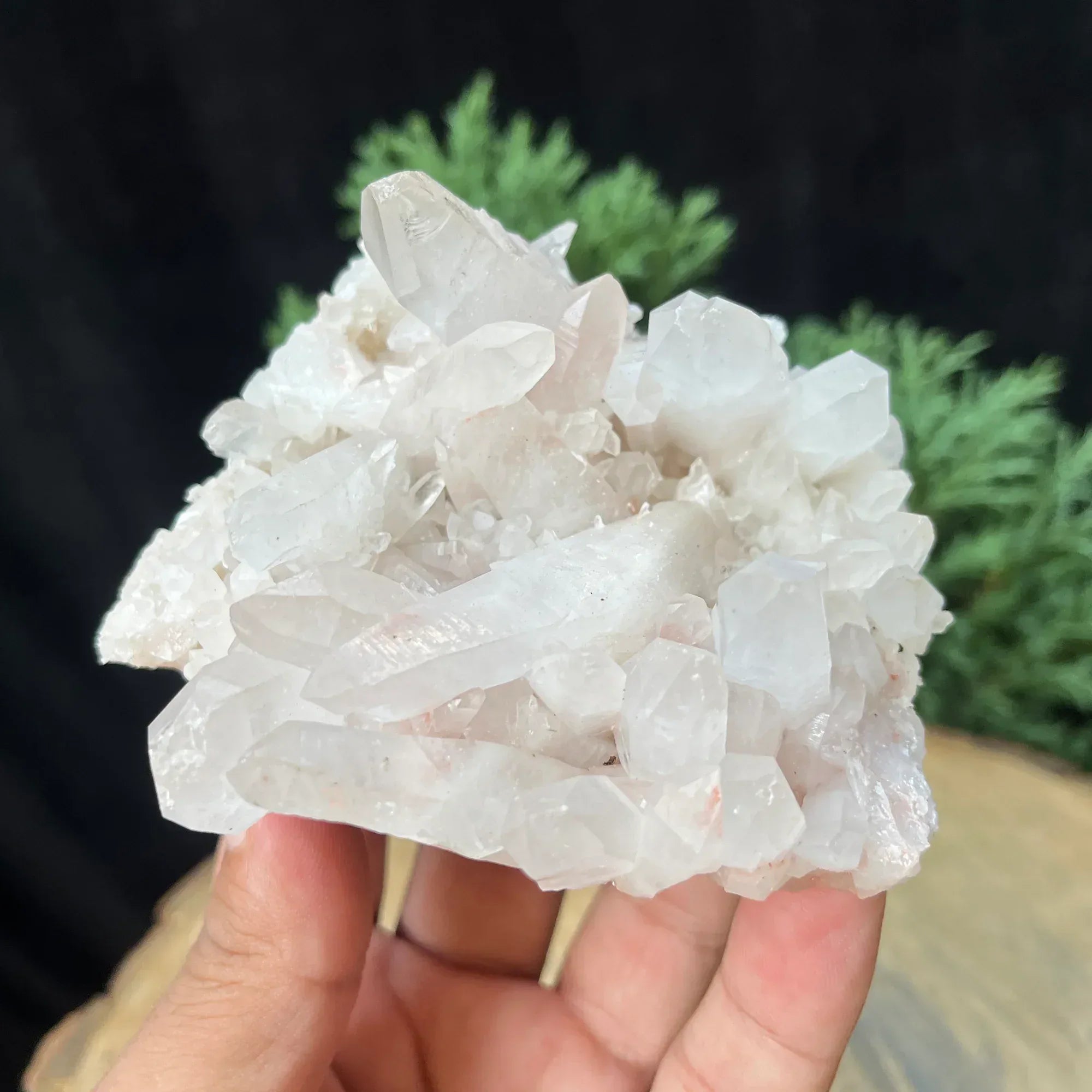 Natural Himalayan White Quartz Cluster 270g Himalayan Quartz