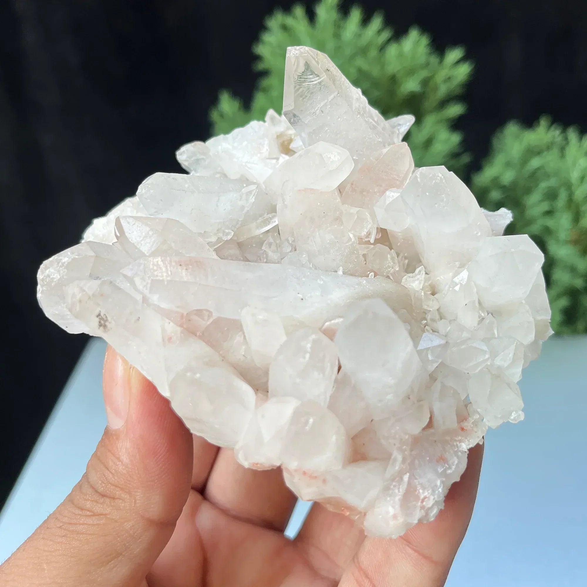 Natural Himalayan White Quartz Cluster 270g Himalayan Quartz
