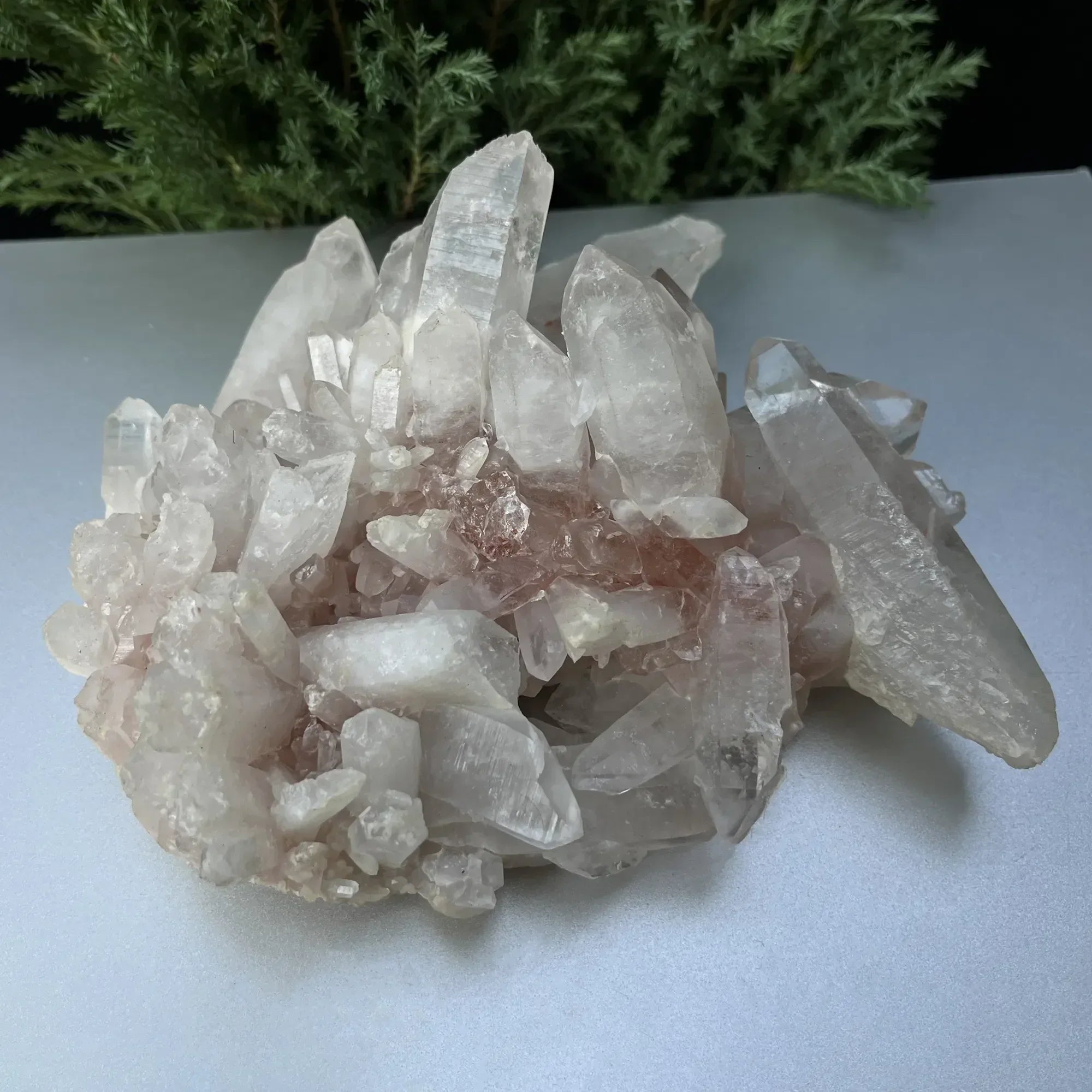 Natural Himalayan Pink Quartz Cluster 980g Himalayan Quartz