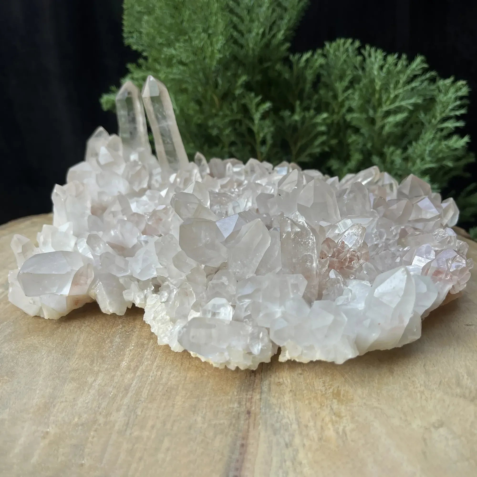 Natural Himalayan Pink Quartz Cluster 1575g Himalayan Quartz