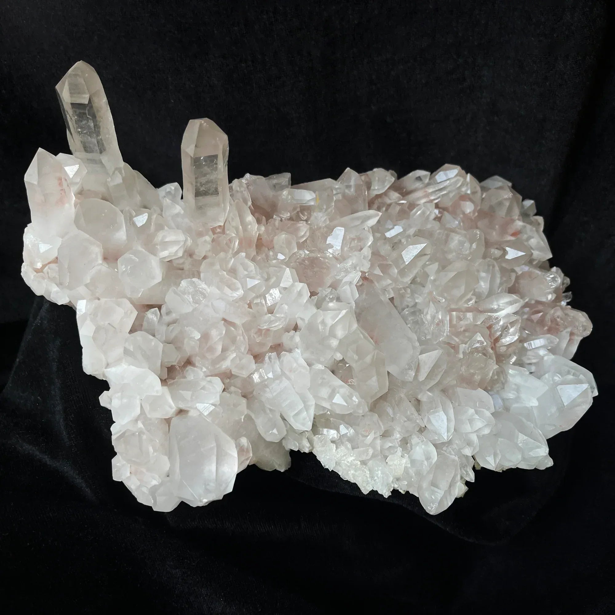 Natural Himalayan Pink Quartz Cluster 1575g Himalayan Quartz