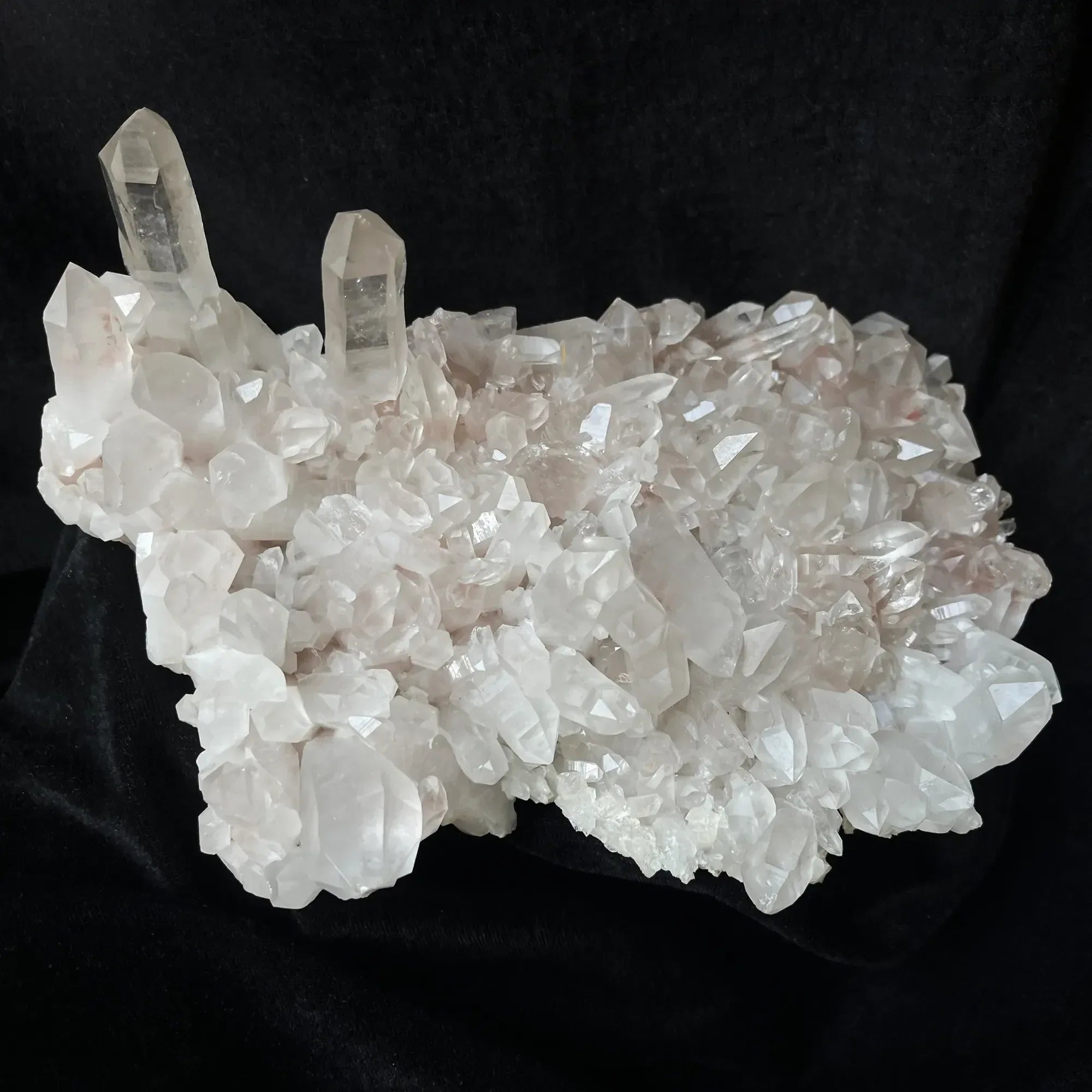 Natural Himalayan Pink Quartz Cluster 1575g Himalayan Quartz