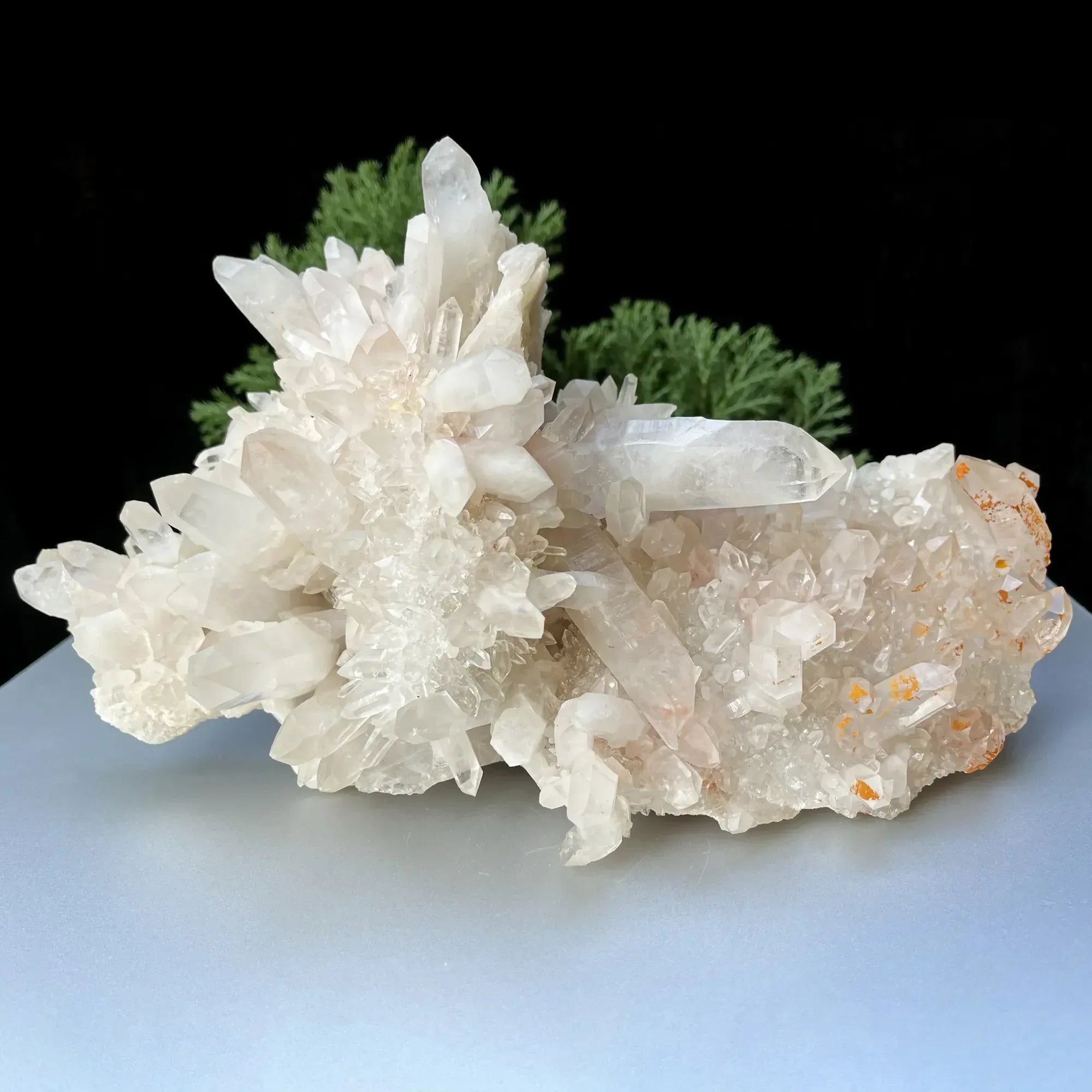 Natural Himalayan White + Pink Quartz Cluster 1695g Himalayan Quartz