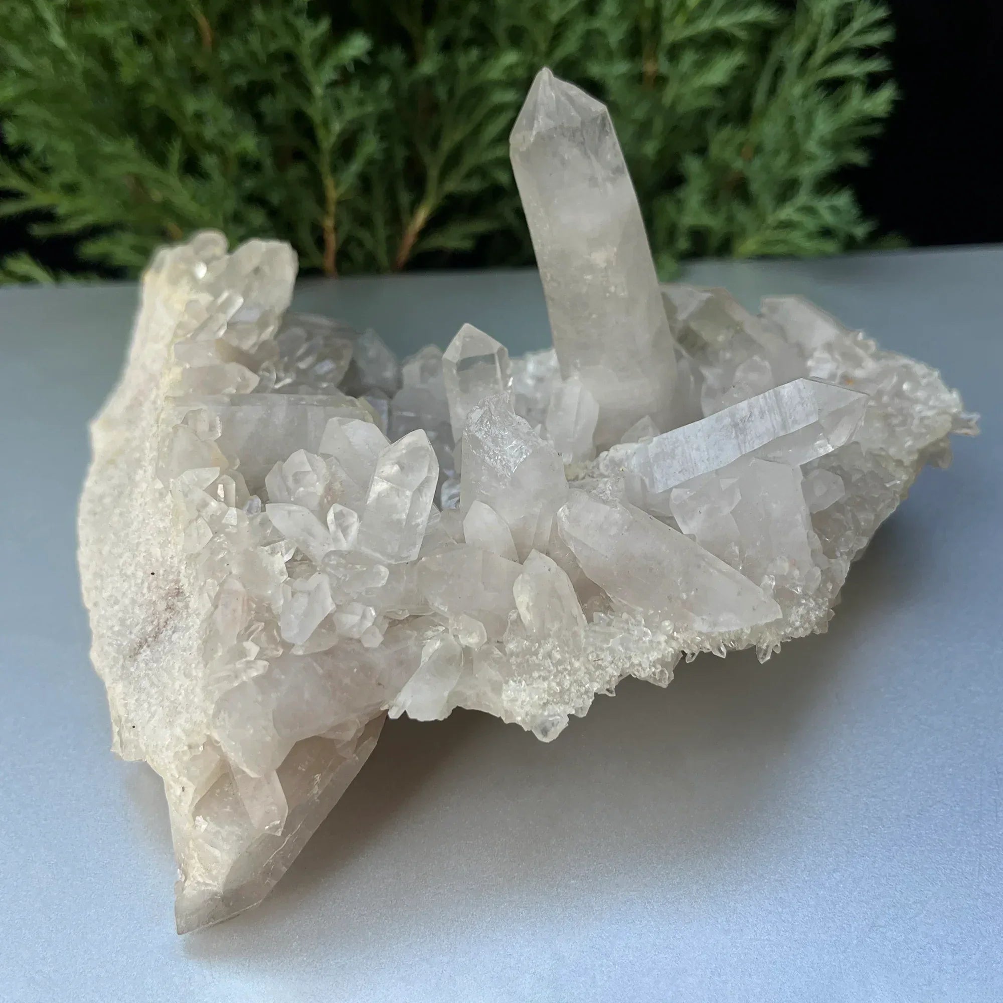 Natural Himalayan White Quartz Cluster 590g Himalayan Quartz
