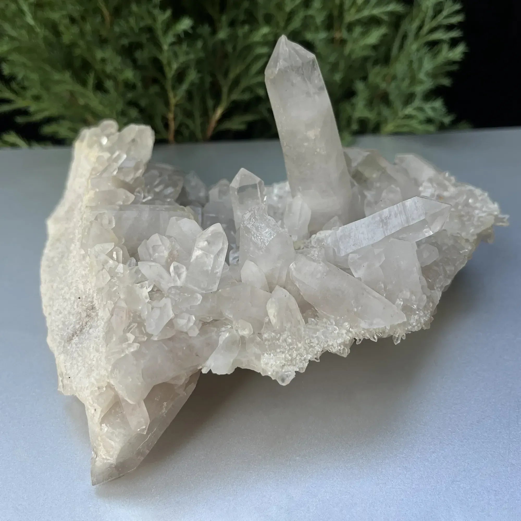 Natural Himalayan White Quartz Cluster 590g Himalayan Quartz