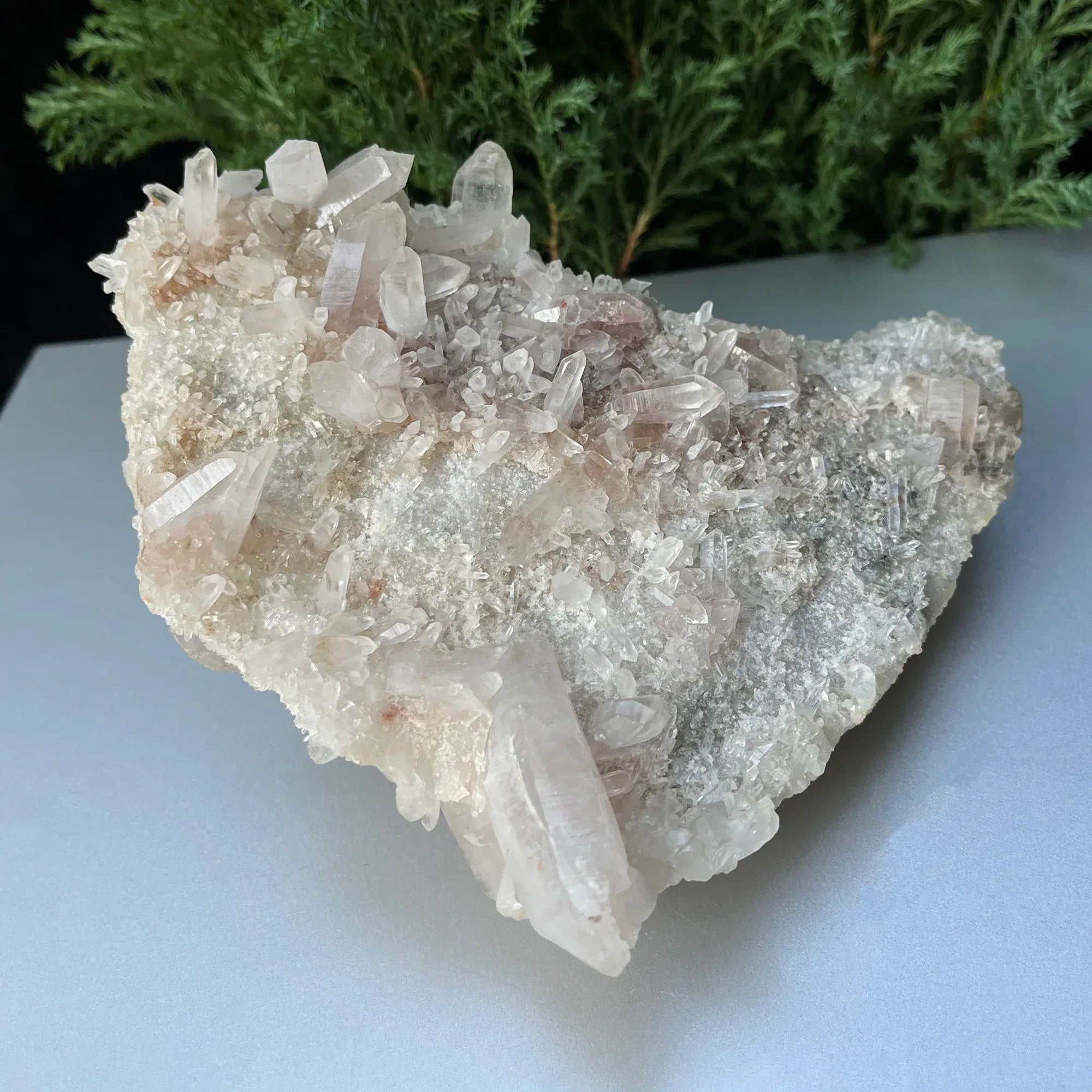 Natural Himalayan White Quartz Cluster 590g Himalayan Quartz