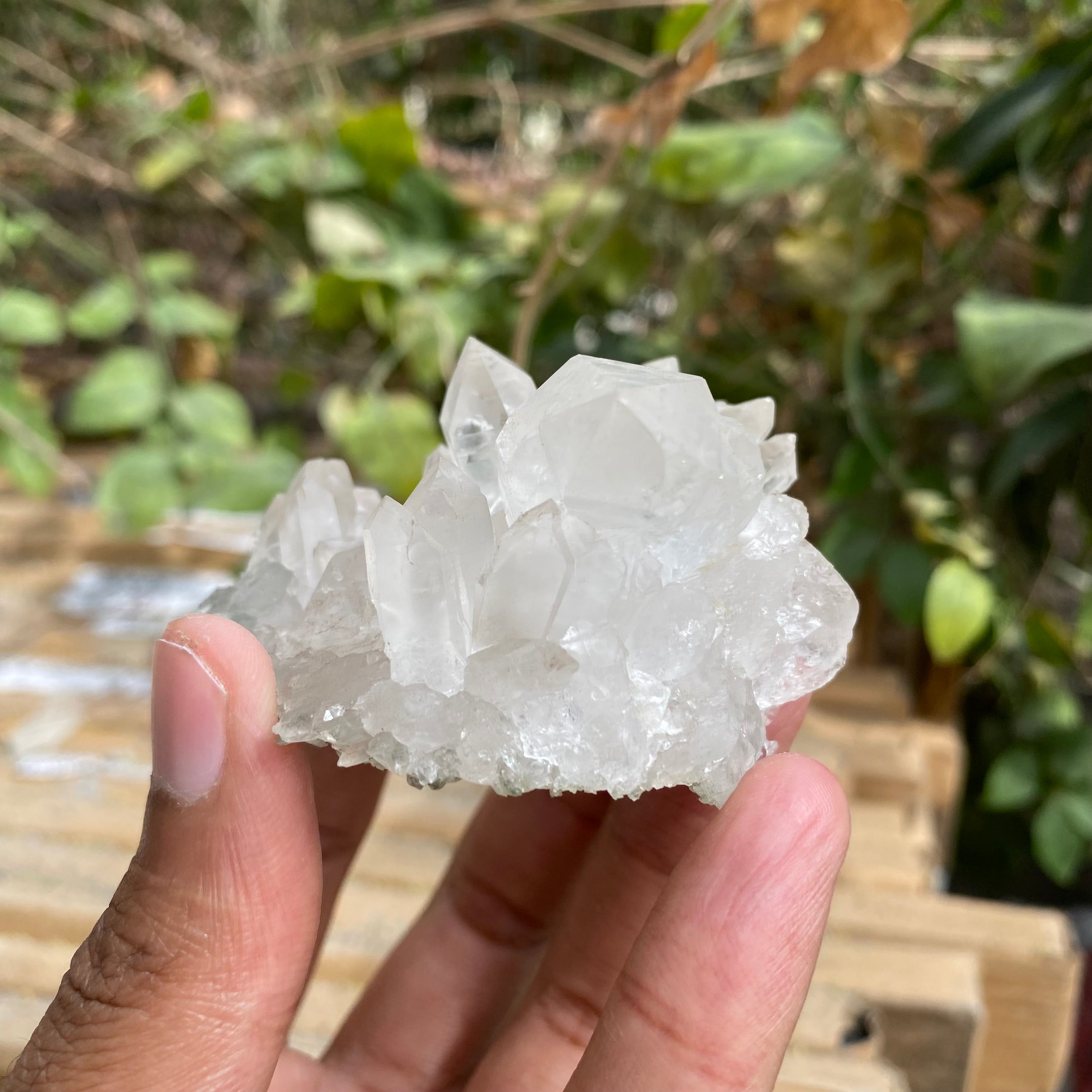 White Premium Samadhi Quartz Crystal Cluster Himalayan Natural Collector Piece