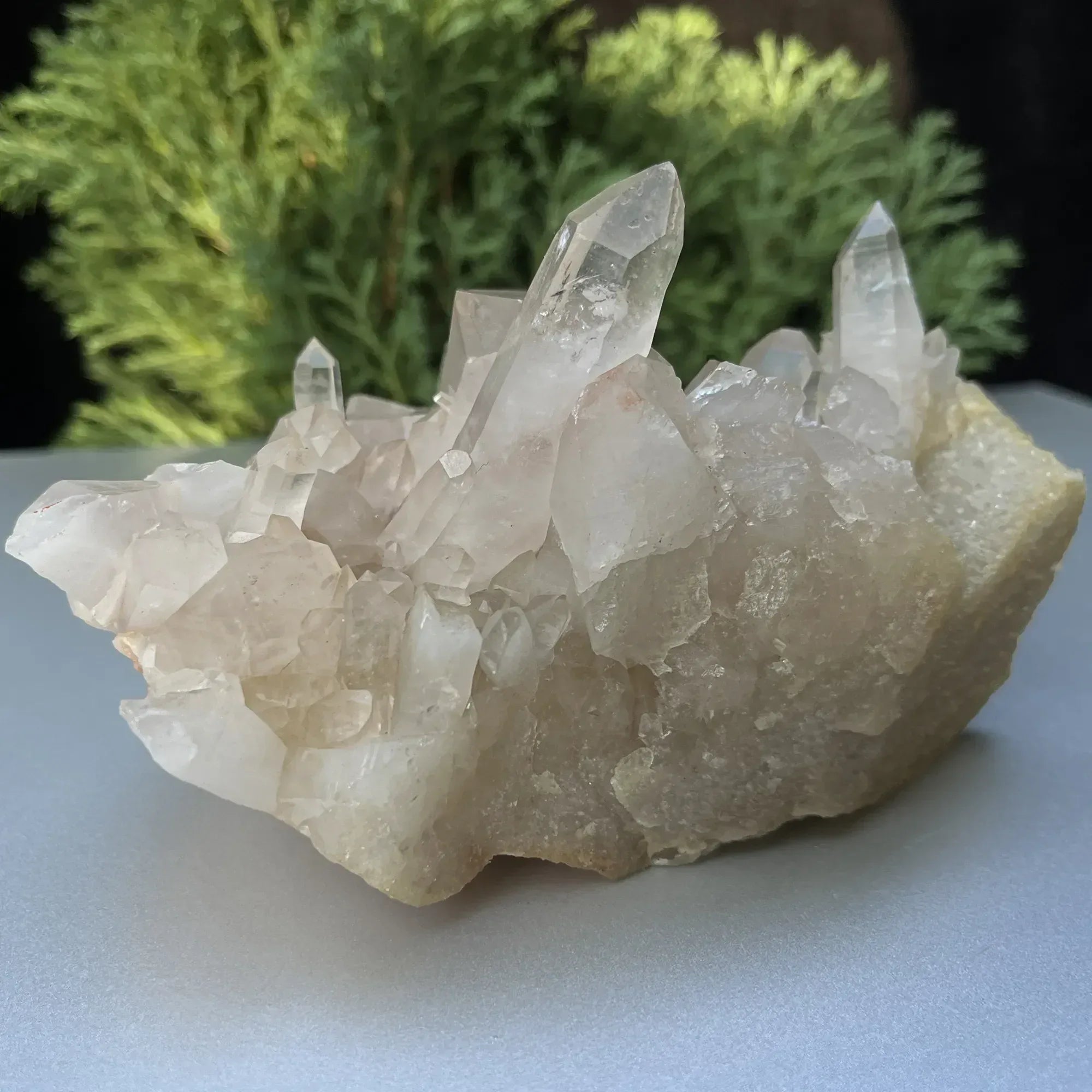 Natural Himalayan White Quartz Cluster Himalayan Quartz
