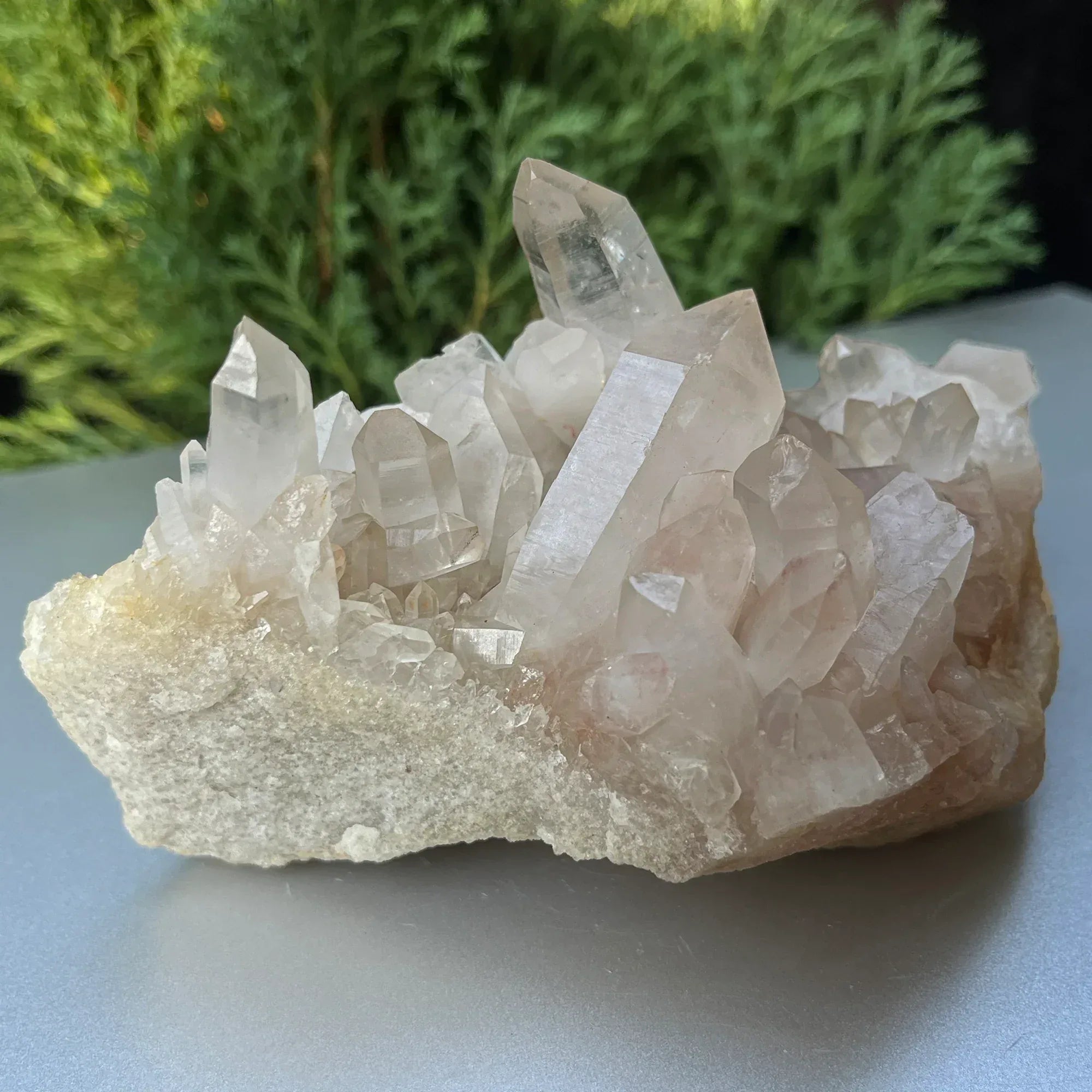 Natural Himalayan White Quartz Cluster Himalayan Quartz