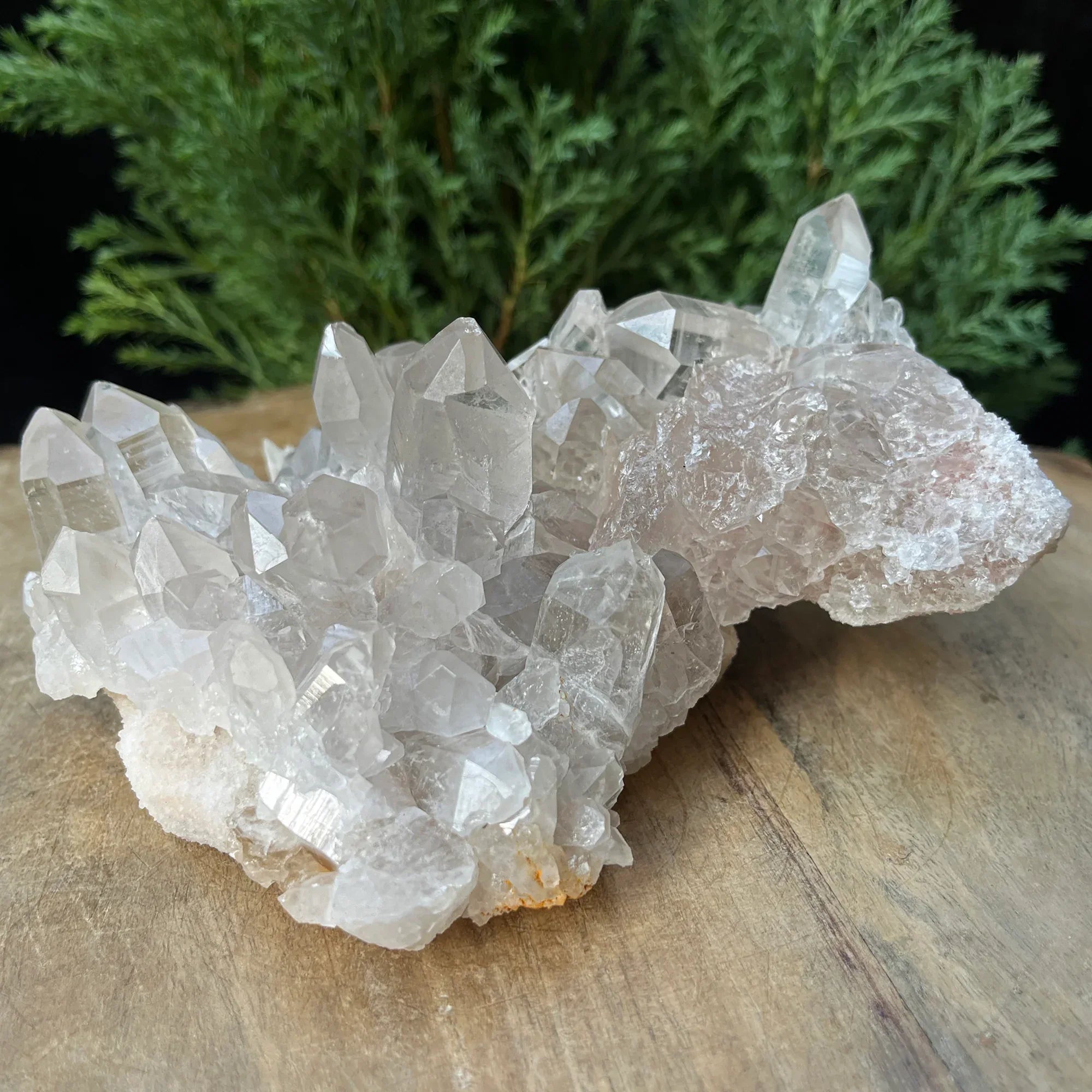Natural Himalayan White & Smoky Quartz Cluster 735g Himalayan Quartz