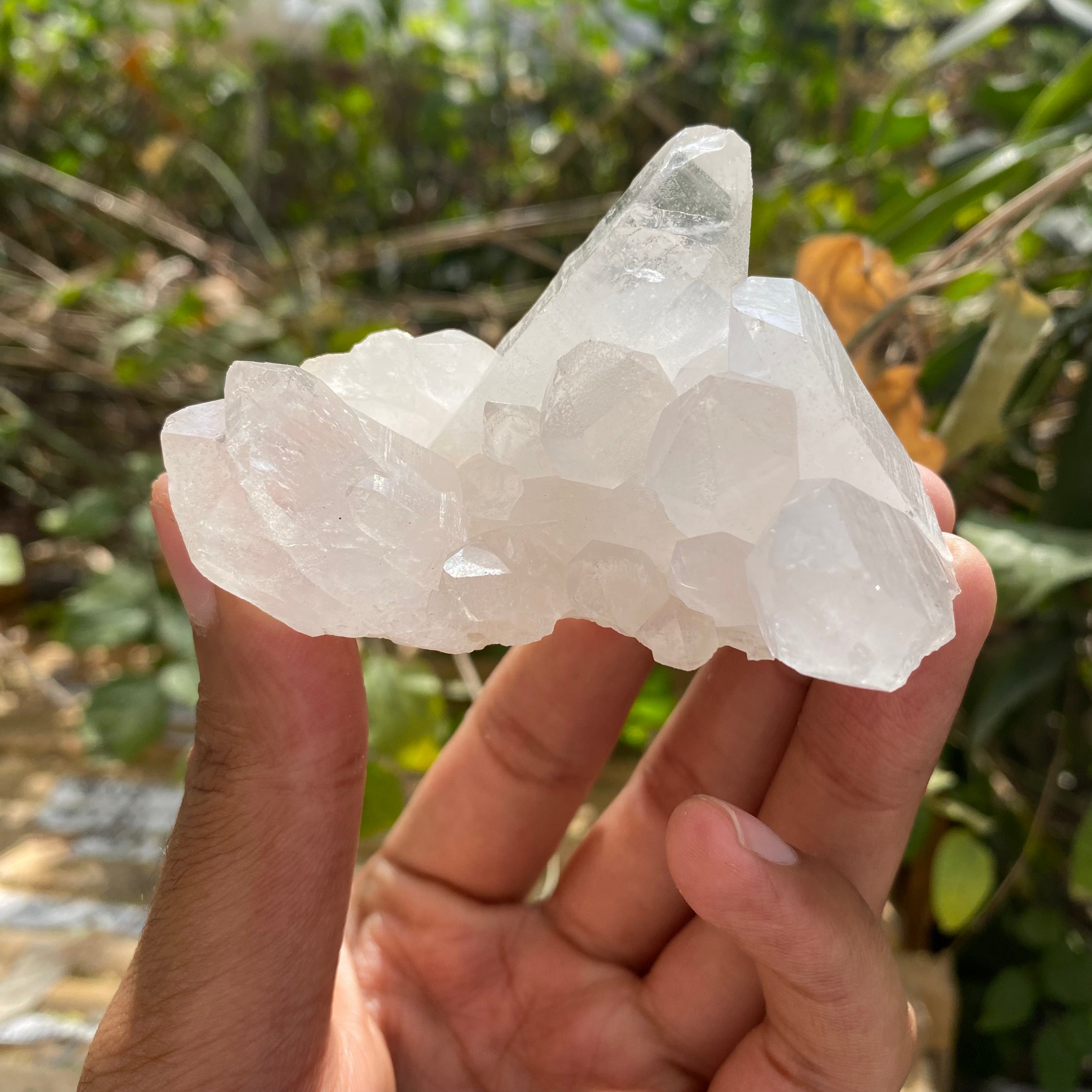 White Quartz Himalayan Quartz Crystal Cluster Raw Decor Healing Piece