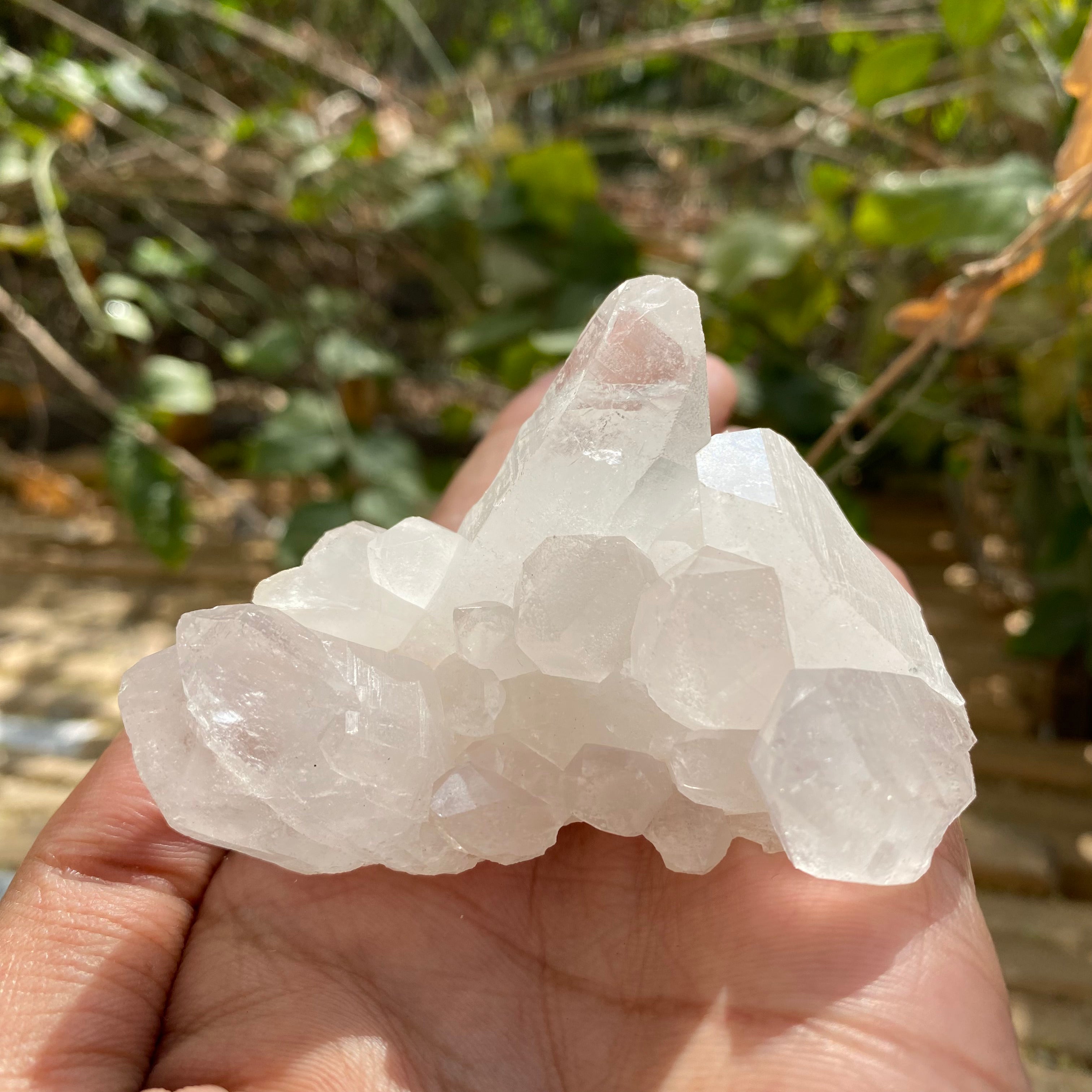 White Quartz Himalayan Quartz Crystal Cluster Raw Decor Healing Piece