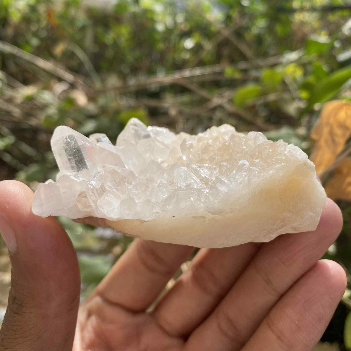 105g Himalayan Pink White Quartz Raw Natural Cluster Display Specimen