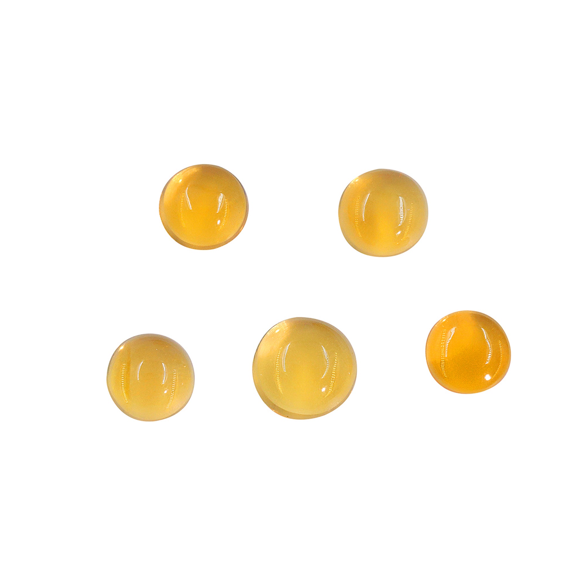 Natural Mexican Opal 5mm Round Cabochon Loose Gemstone for Rings, Earrings, Pendants & Jewelry Making