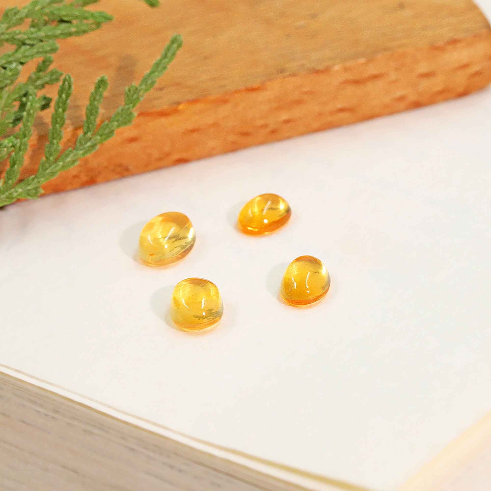 Natural Mexican Opal 3x5mm Oval Cabochon Loose Gemstone for Custom Rings, Earrings, Pendants & Jewelry Design