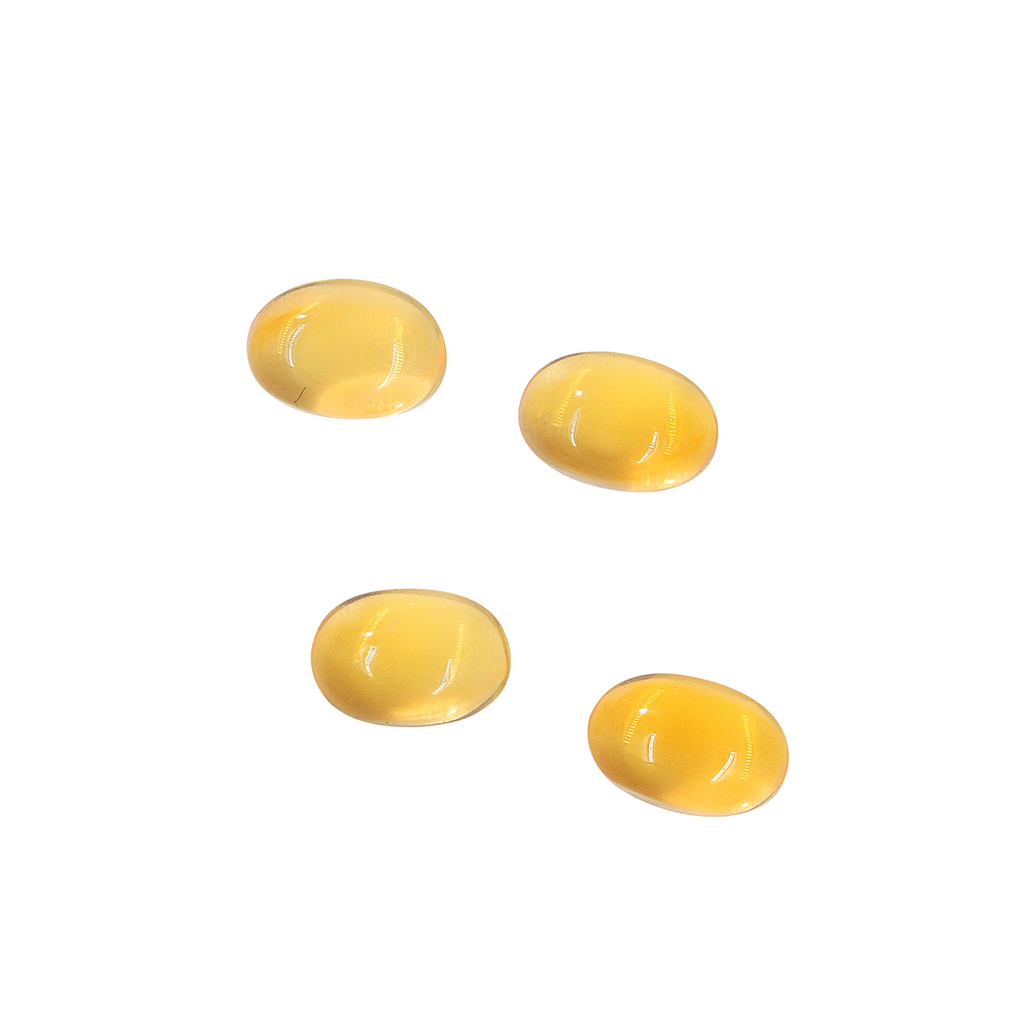 Natural Mexican Opal Oval 4x6mm Cabochon Loose Gemstone for Rings, Pendants Making