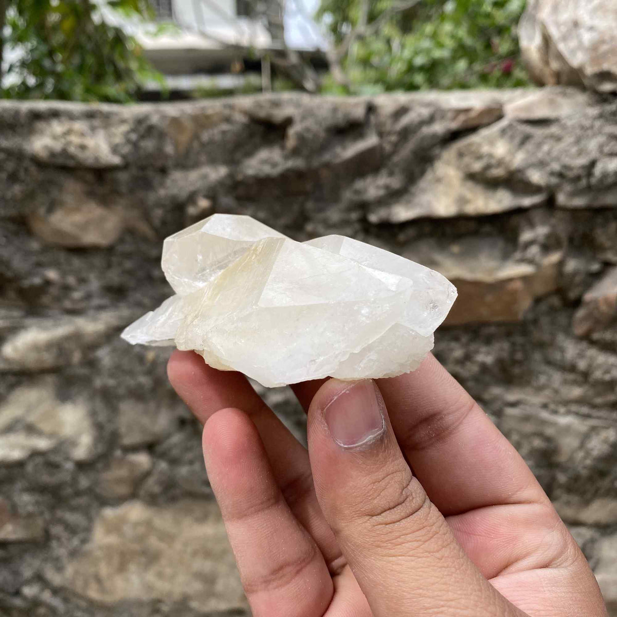 Yellow Quartz Himalayan Cluster 190g Natural Raw Mineral Specimen