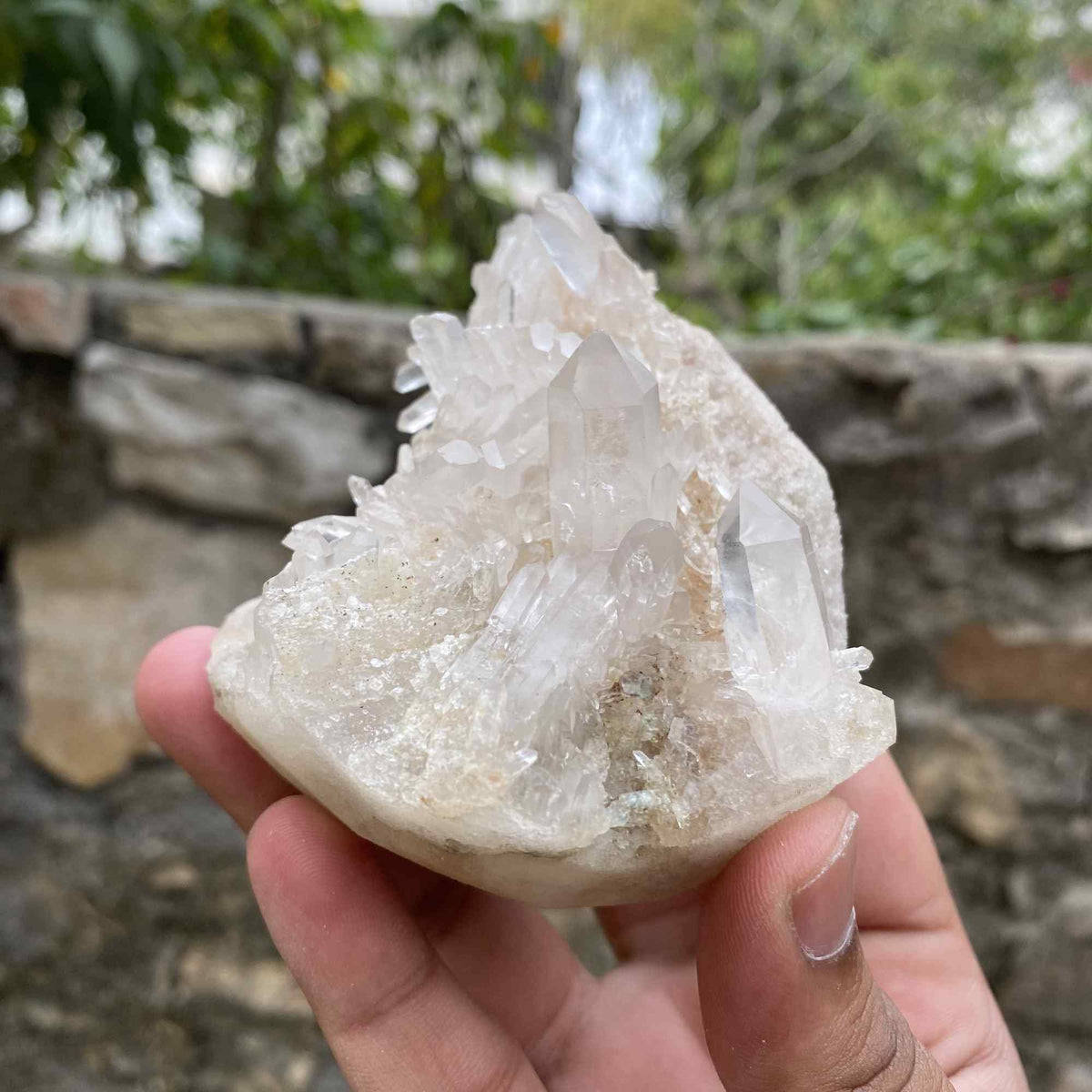 Natural White Quartz Himalayan Collector Cluster Raw Display Mineral
