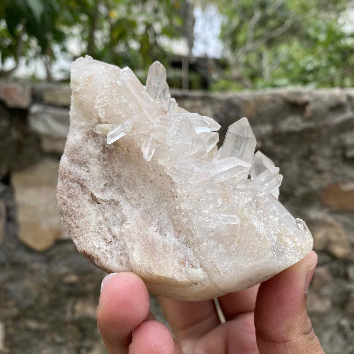 Natural White Quartz Himalayan Collector Cluster Raw Display Mineral