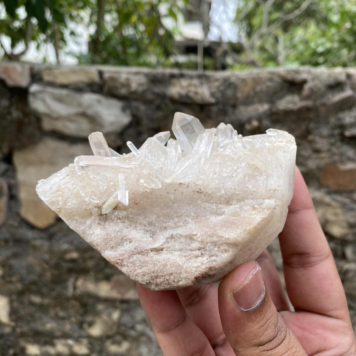 Natural White Quartz Himalayan Collector Cluster Raw Display Mineral