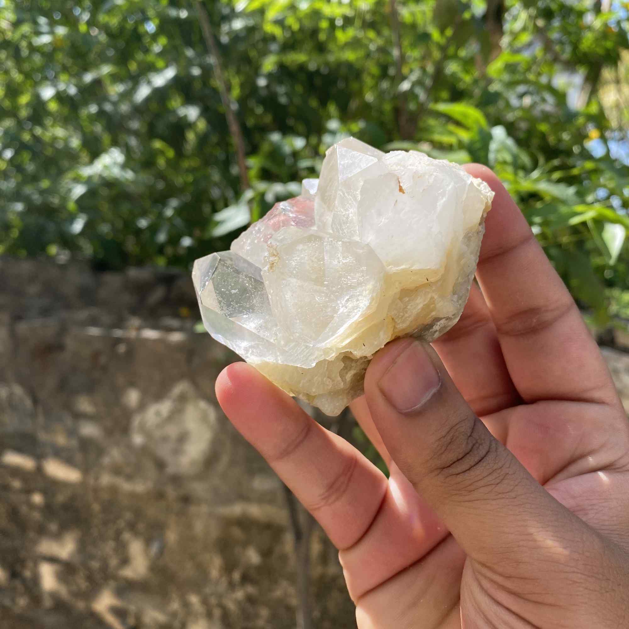 210g Himalayan White Quartz Display Cluster Natural Raw Specimen