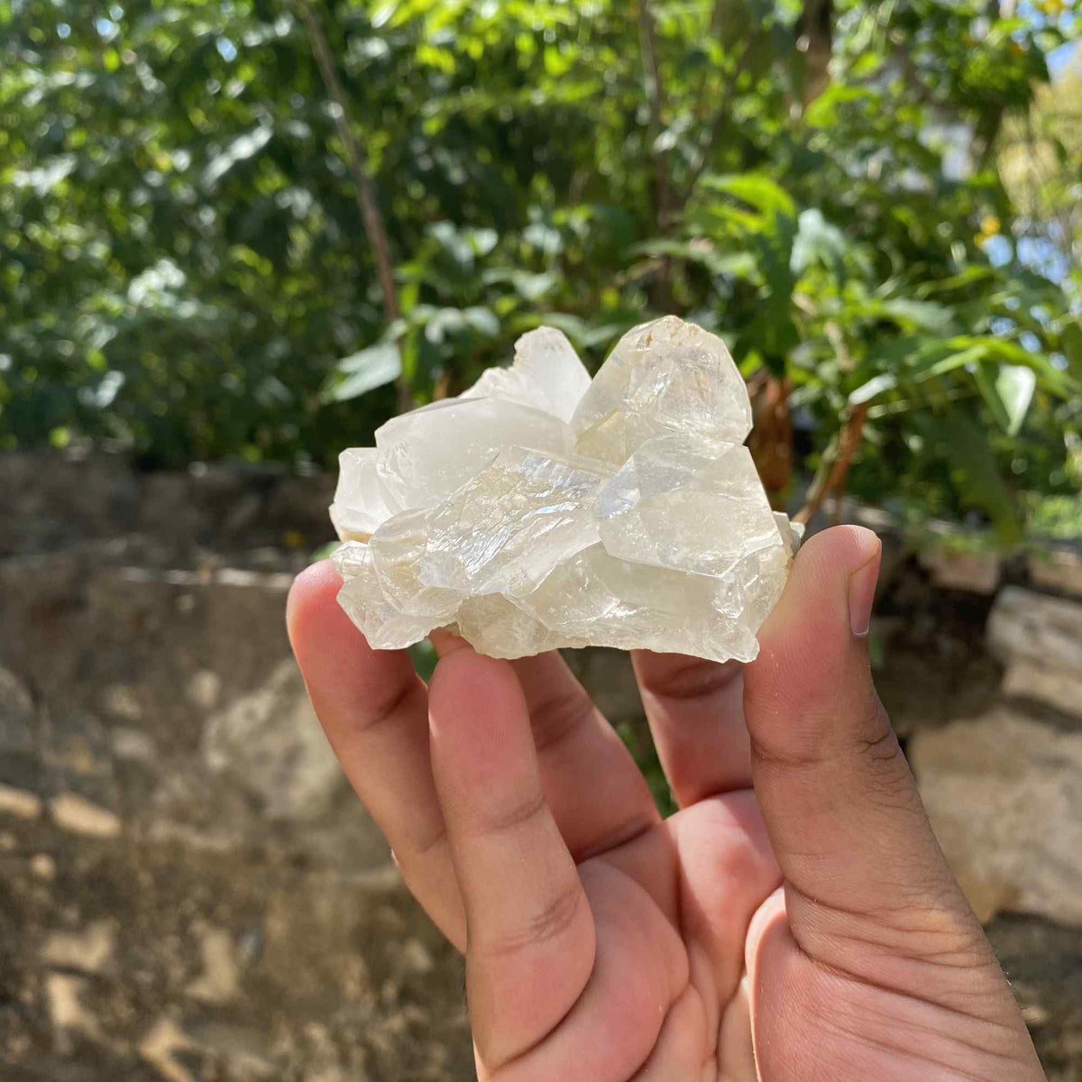 210g Himalayan White Quartz Display Cluster Natural Raw Specimen