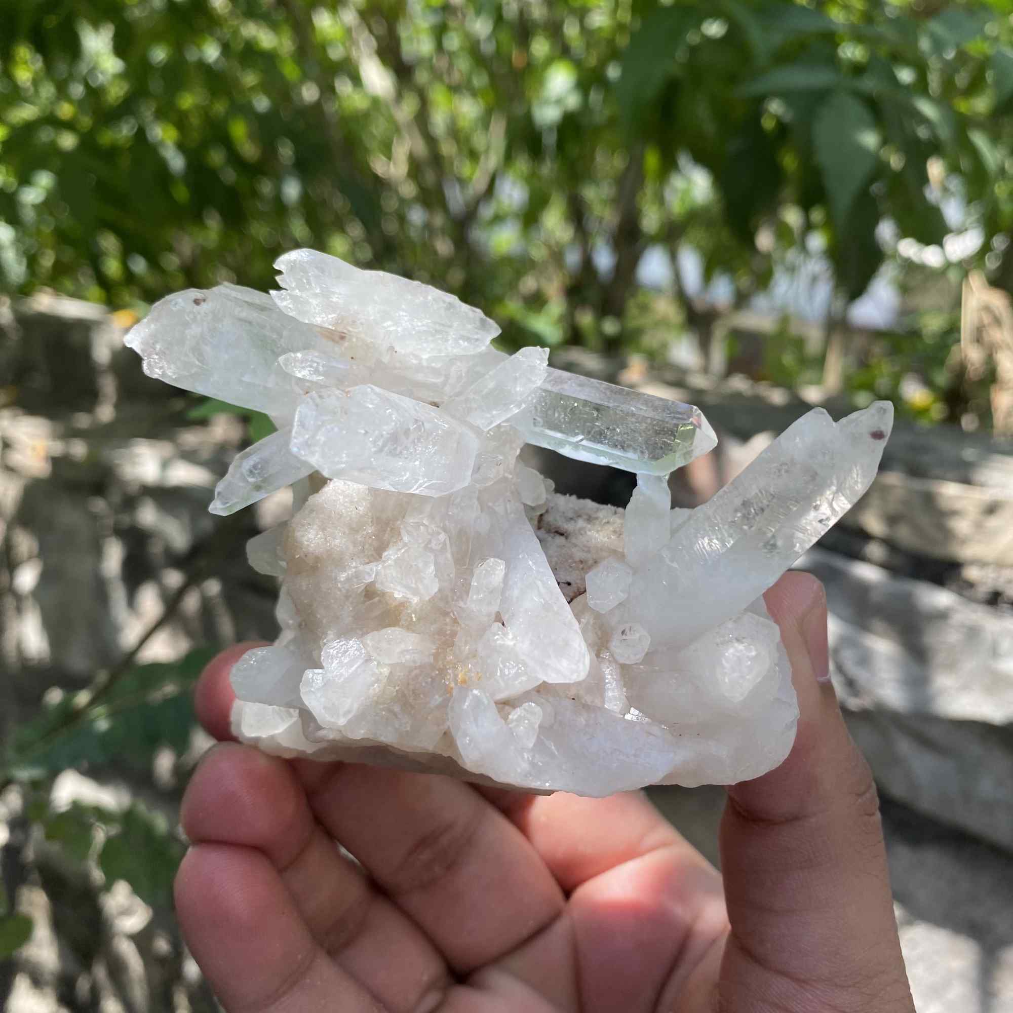275g Himalayan White Quartz Cluster Natural Collector Mineral Specimen