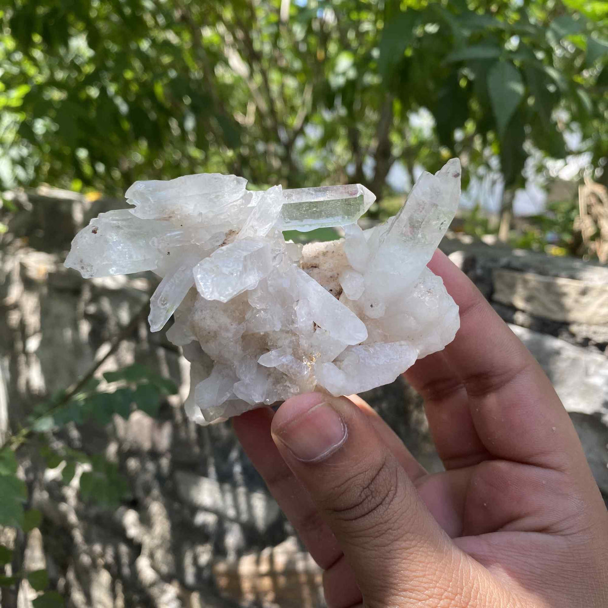 275g Himalayan White Quartz Cluster Natural Collector Mineral Specimen