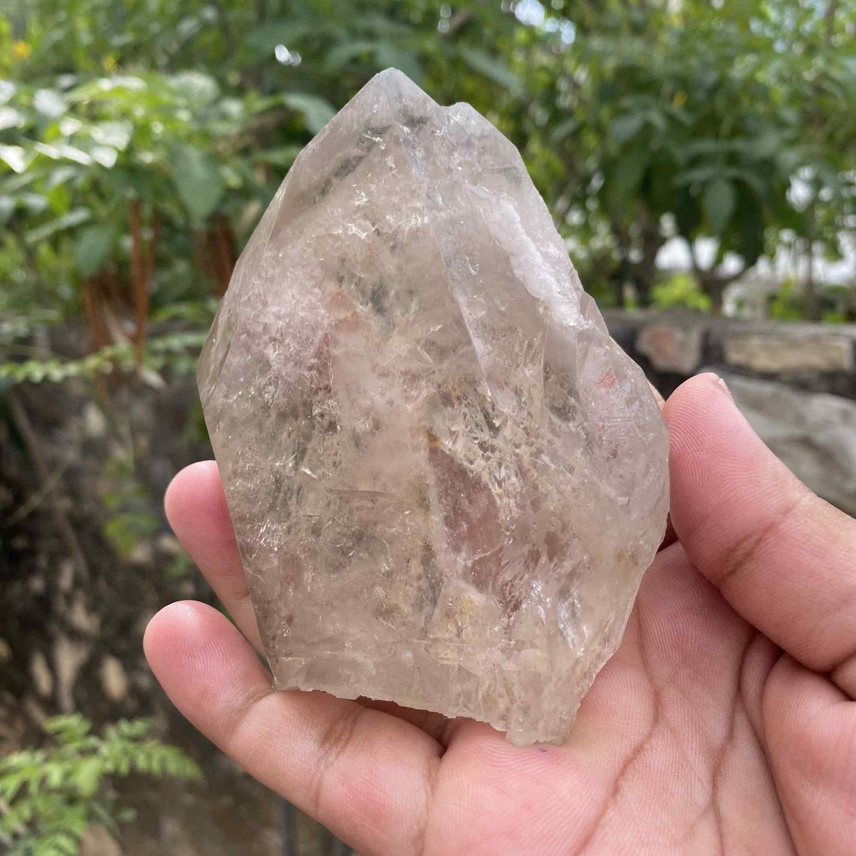 Natural Himalayan Smoky Quartz Point 370g Raw Mineral Specimen